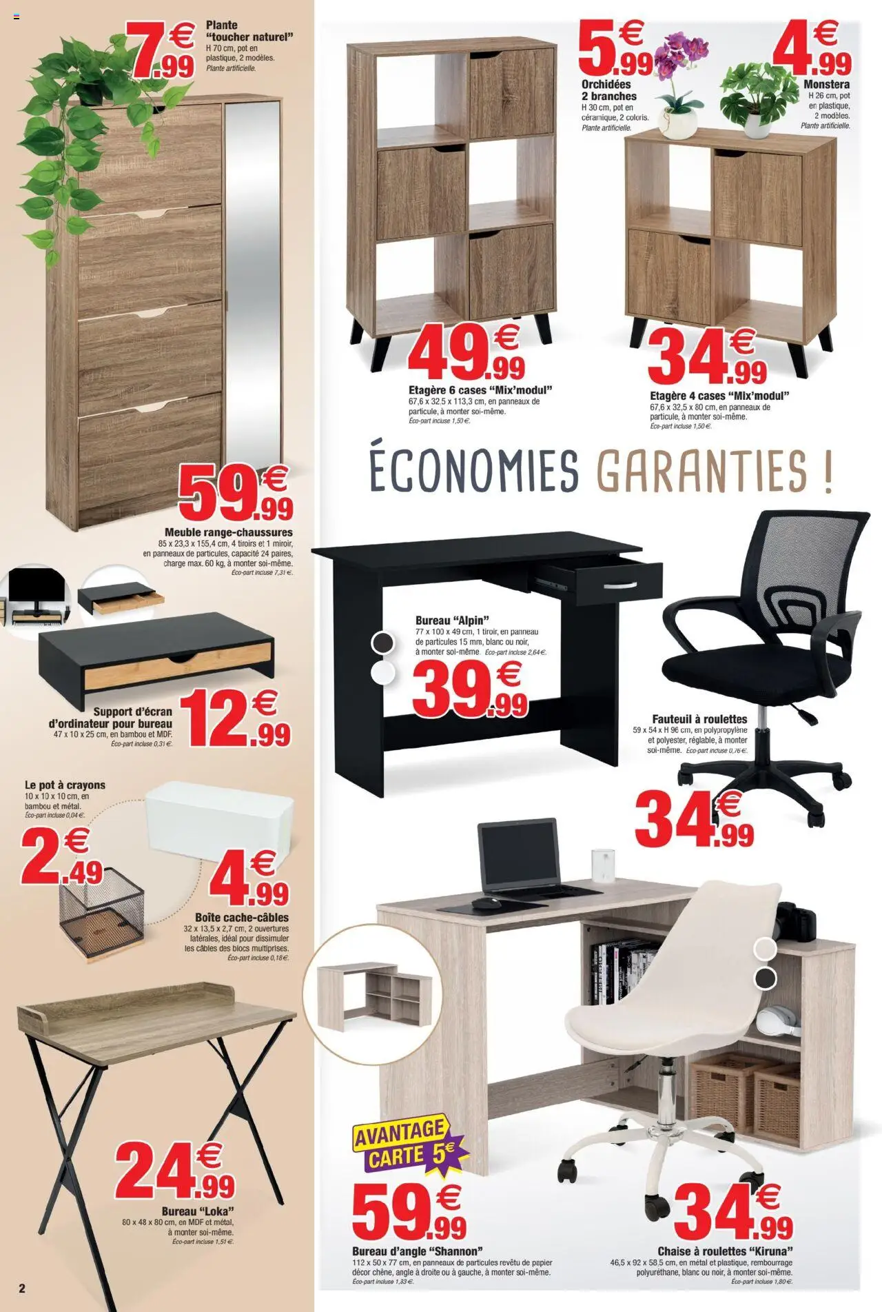  | Page: 2 | Produits: Meuble, Bureau, Fauteuil, Chaise