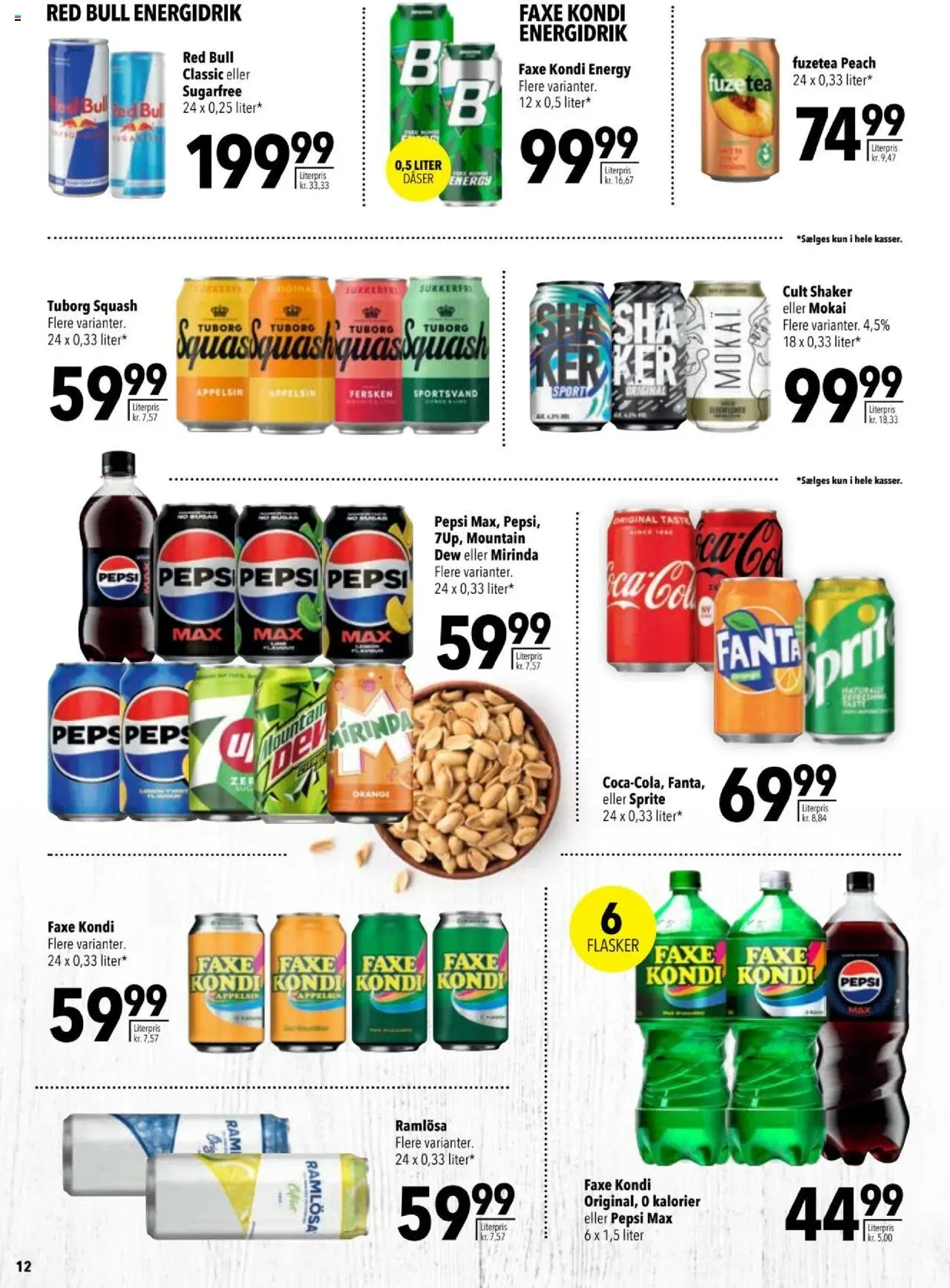 CITTI tilbudsavis – gyldig fra 09.09.2025 | Side: 12 | Produkter: Fanta, Faxe Kondi, Pepsi, Tuborg Squash