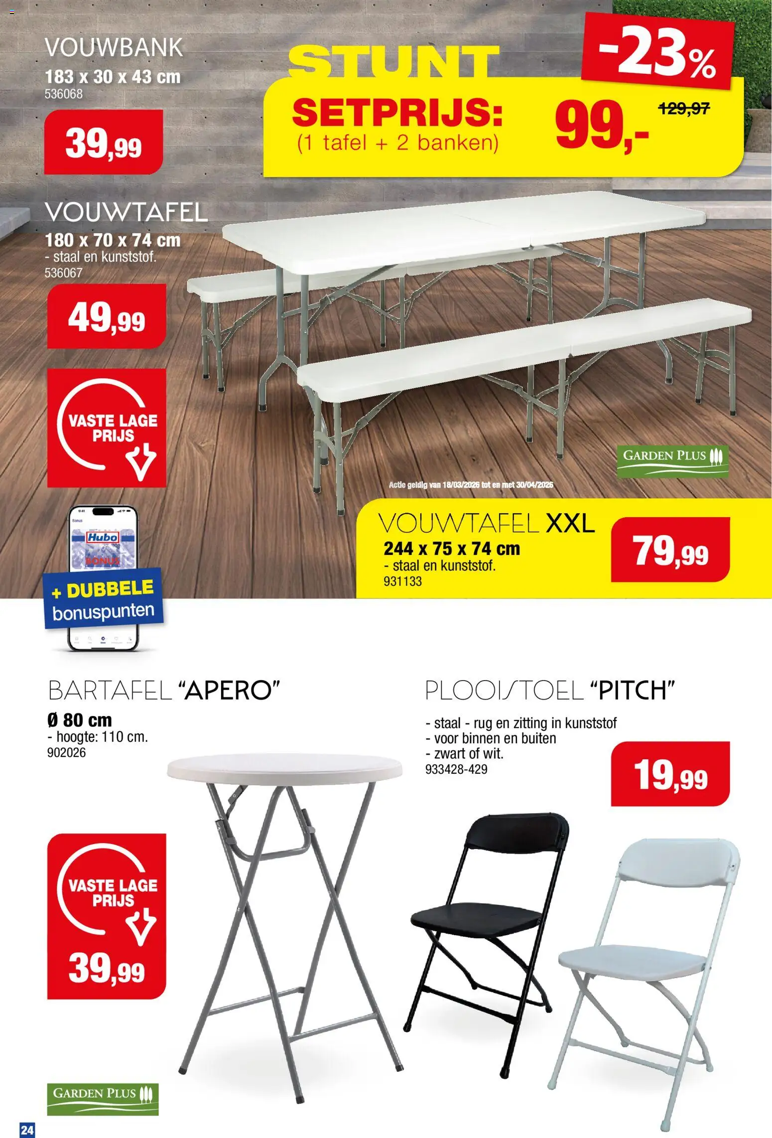 {H1} | Pagina: 24 | Producten: Zitting, Tafel