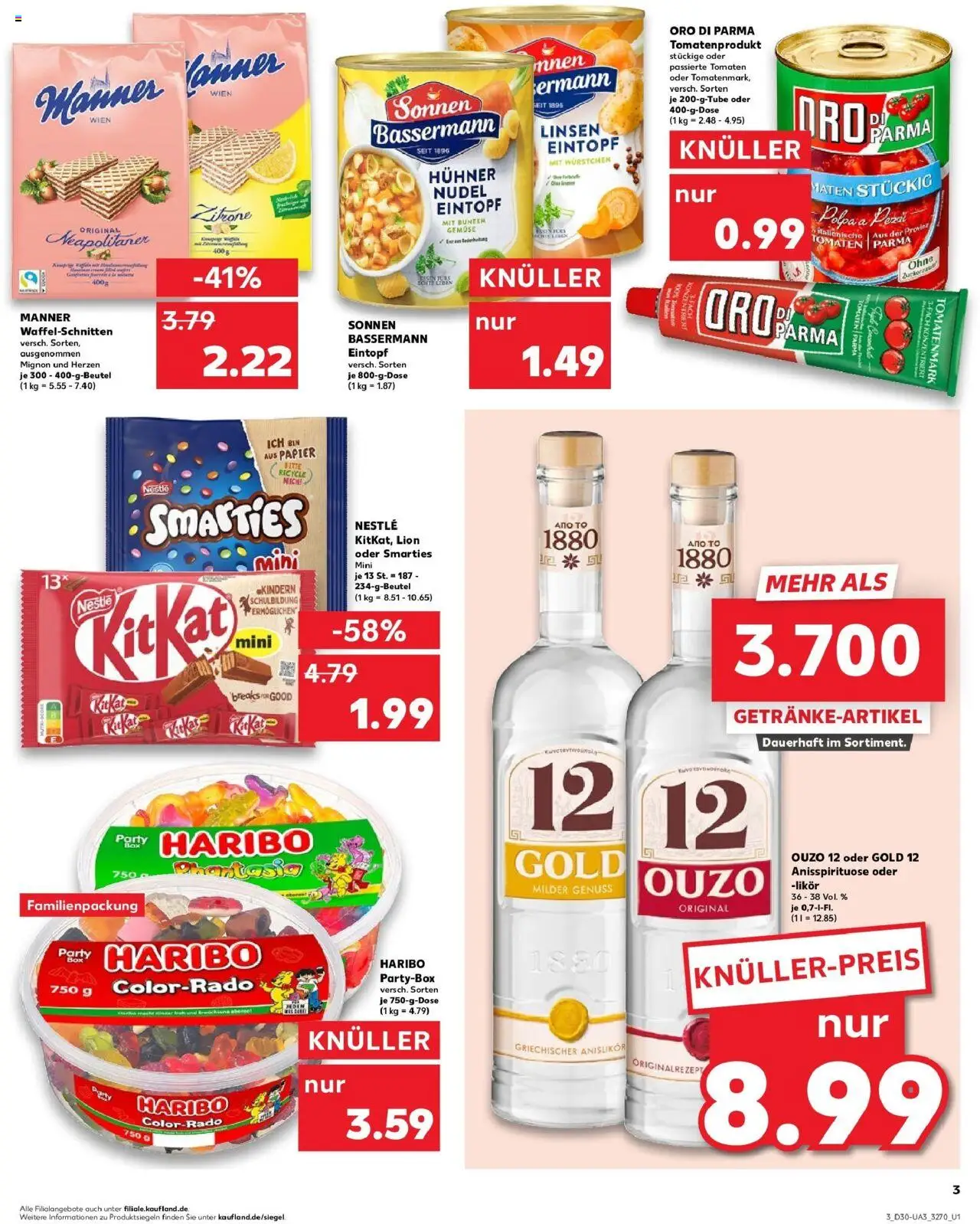 Kaufland prospekt Brandenburg An Der Havel	 - gültig ab dem 27.07.2025 | Seite: 18 | Produkte: Ouzo 12, Ouzo, Likör, Gemüse