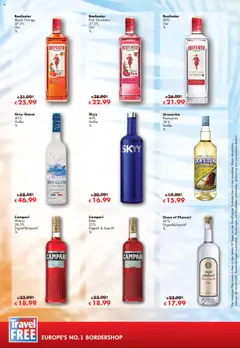 Travel Free Angebote - gültig ab dem 01.08.2025 | Seite: 7 | Produkte: Ouzo, Campari, Vodka, Ouzo plomari