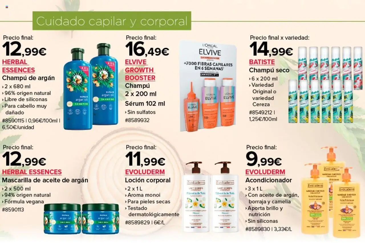 Costco catálogo │ válido desde el 07.08.2025 | Página: 3 | Productos: Champú, Sérum, Loción corporal, Aceite de argán