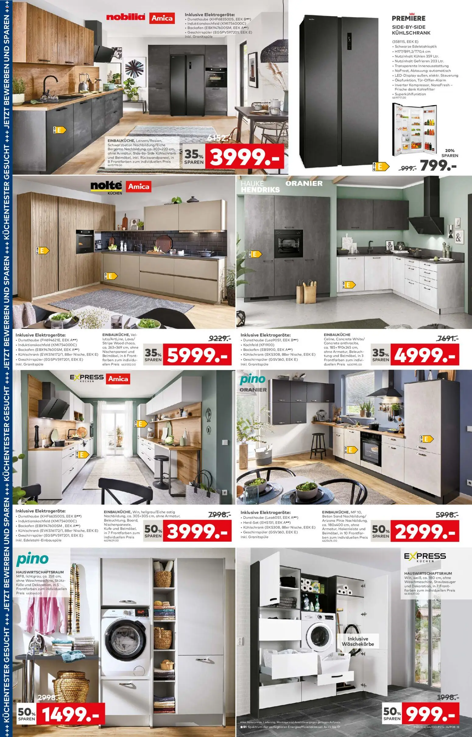 Porta! Küchentester gesucht! Jetzt bewerben und Küche zum halben Preis sichern – gültig ab 26.12.2025 | Seite: 2 | Produkte: Geschirrspüler, Staubsauger, Kühlschrank, Kochfeld