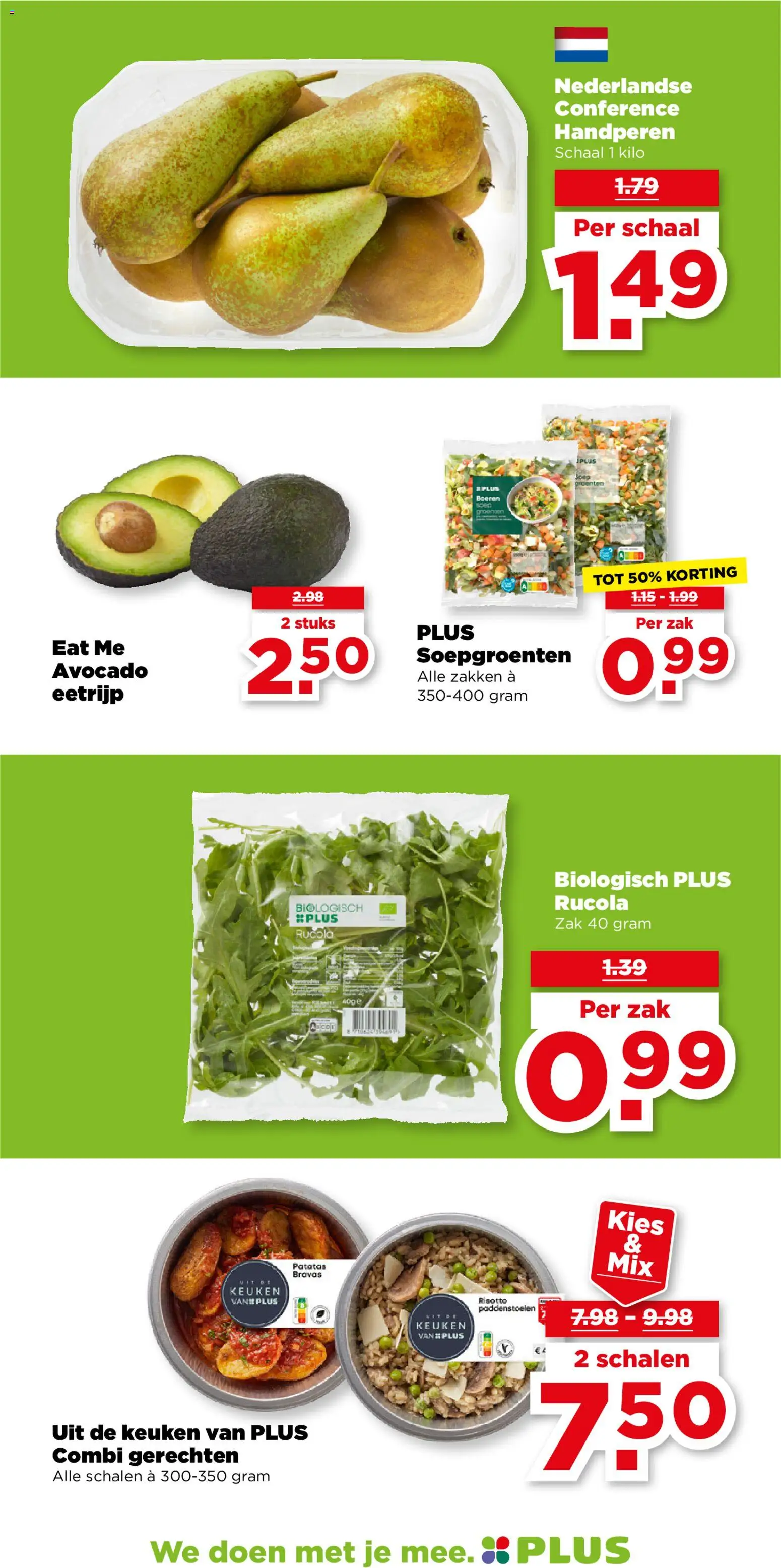 {H1} | Pagina: 8 | Producten: Avocado, Rucola, Schaal, Zak