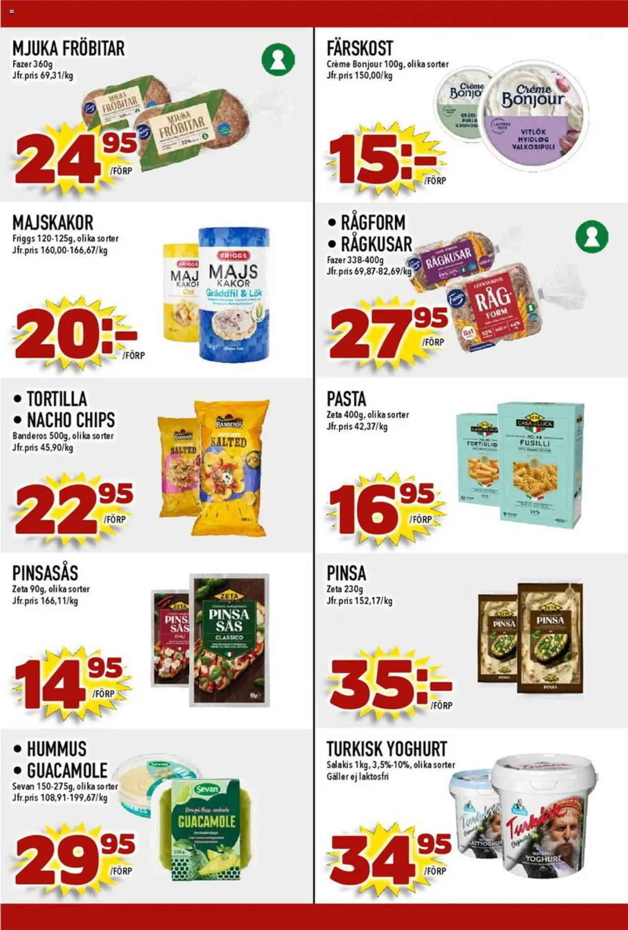 Matdax reklamblad aktuell från 23.06.2025 | Sida: 18 | Produkter: Galler, Majskakor, Vitlök, Gräddfil