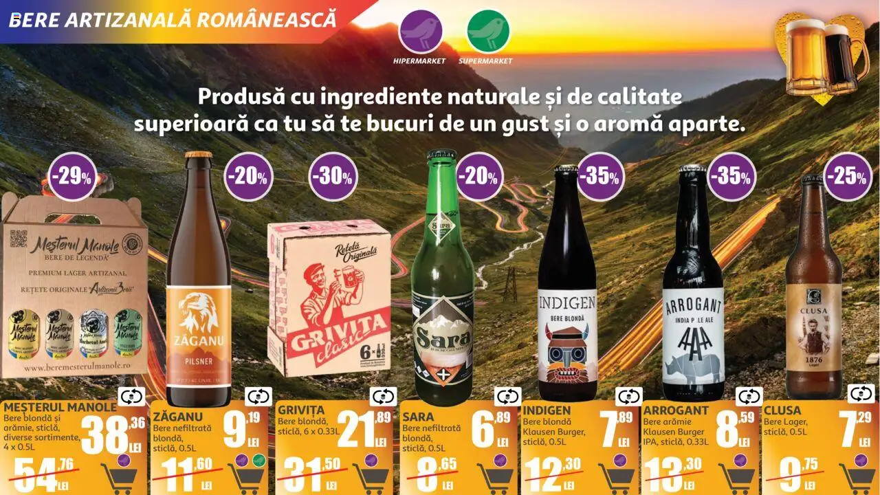 Auchan catalog - Marelui Târg de Bere – valabil de la 11.06.2025 | Pagină: 13 | Produse: Bere, Burger