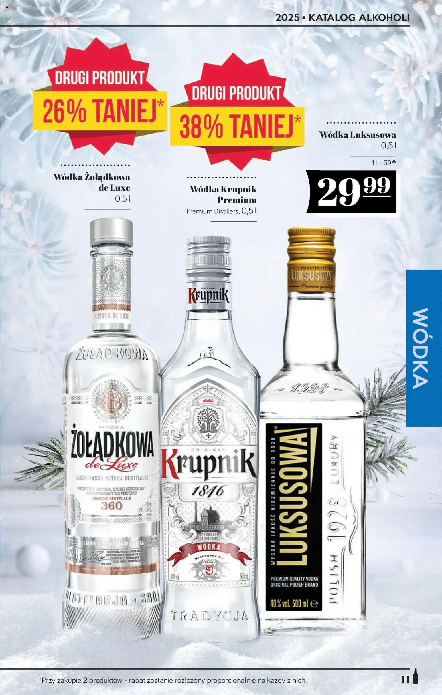 POLOmarket Katalog - Alkoholi od 12.12.2025 | Strona: 11 | Produkty: Wódka Luksusowa, Krupnik wódka, Vodka, Wódka