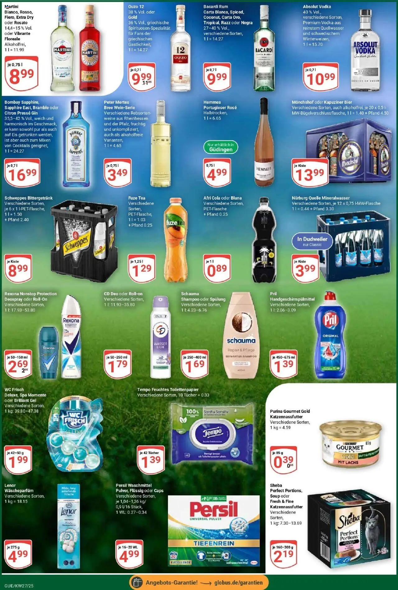 Globus prospekt Saarbrücken-Güdingen	 - gültig ab dem 29.06.2025 | Seite: 9 | Produkte: Ouzo 12, Cola, Rum, Toilettenpapier