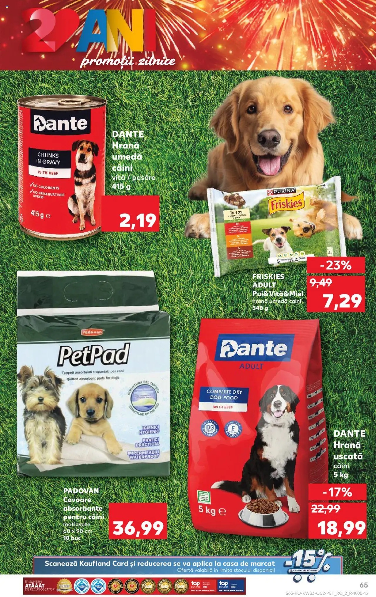 Kaufland RO akciós ujság - amely érvényes a következő dátumtól: 13.08.2025 | Oldal: 65