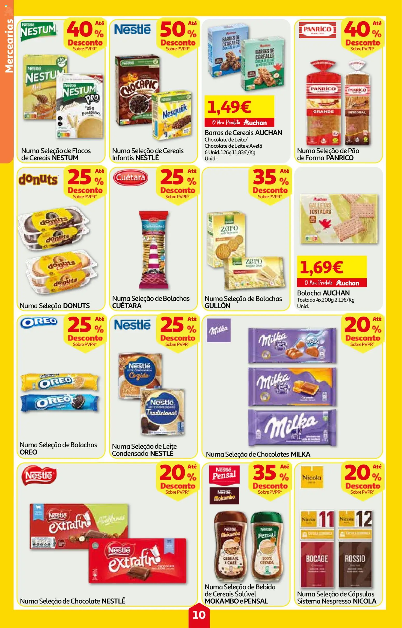 Minipreço folheto │ válido de 27.11.2025 | Página: 10 | Produtos: Barras de cereais, Nestlé, Chocolate, Flocos