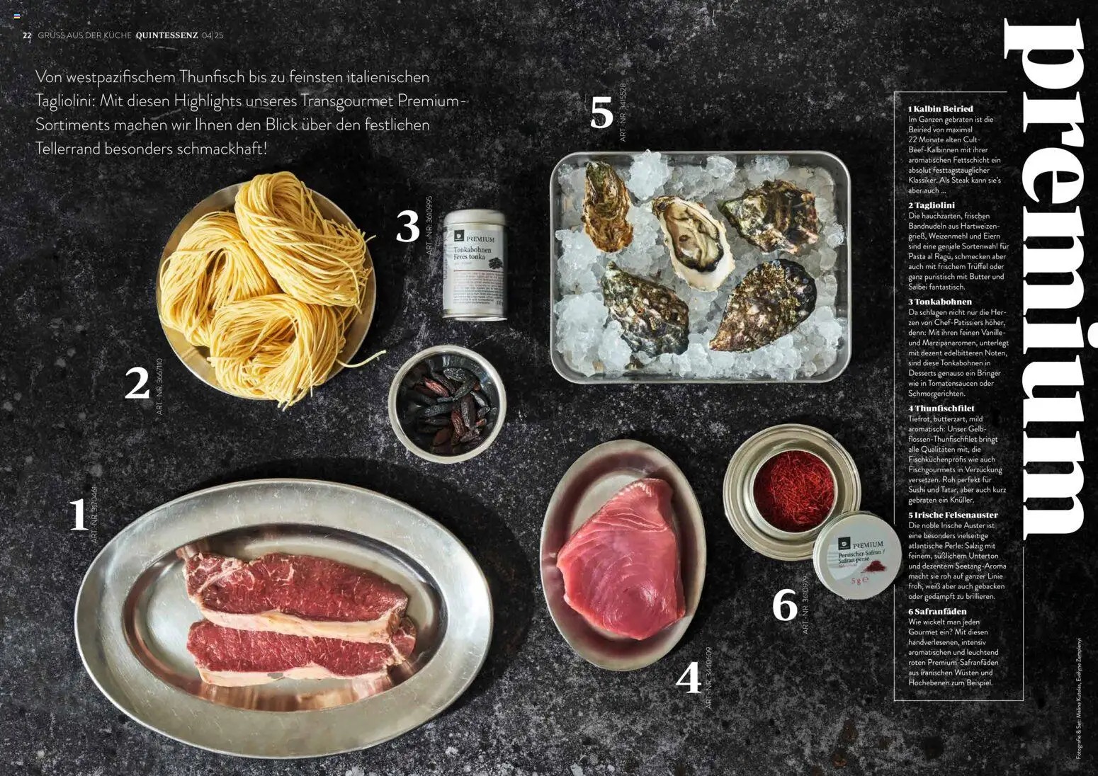 Transgourmet Quintessenz 04 | 2025 gültig ab 12.11.2025 | Seite: 13 | Produkte: Pasta, Butter