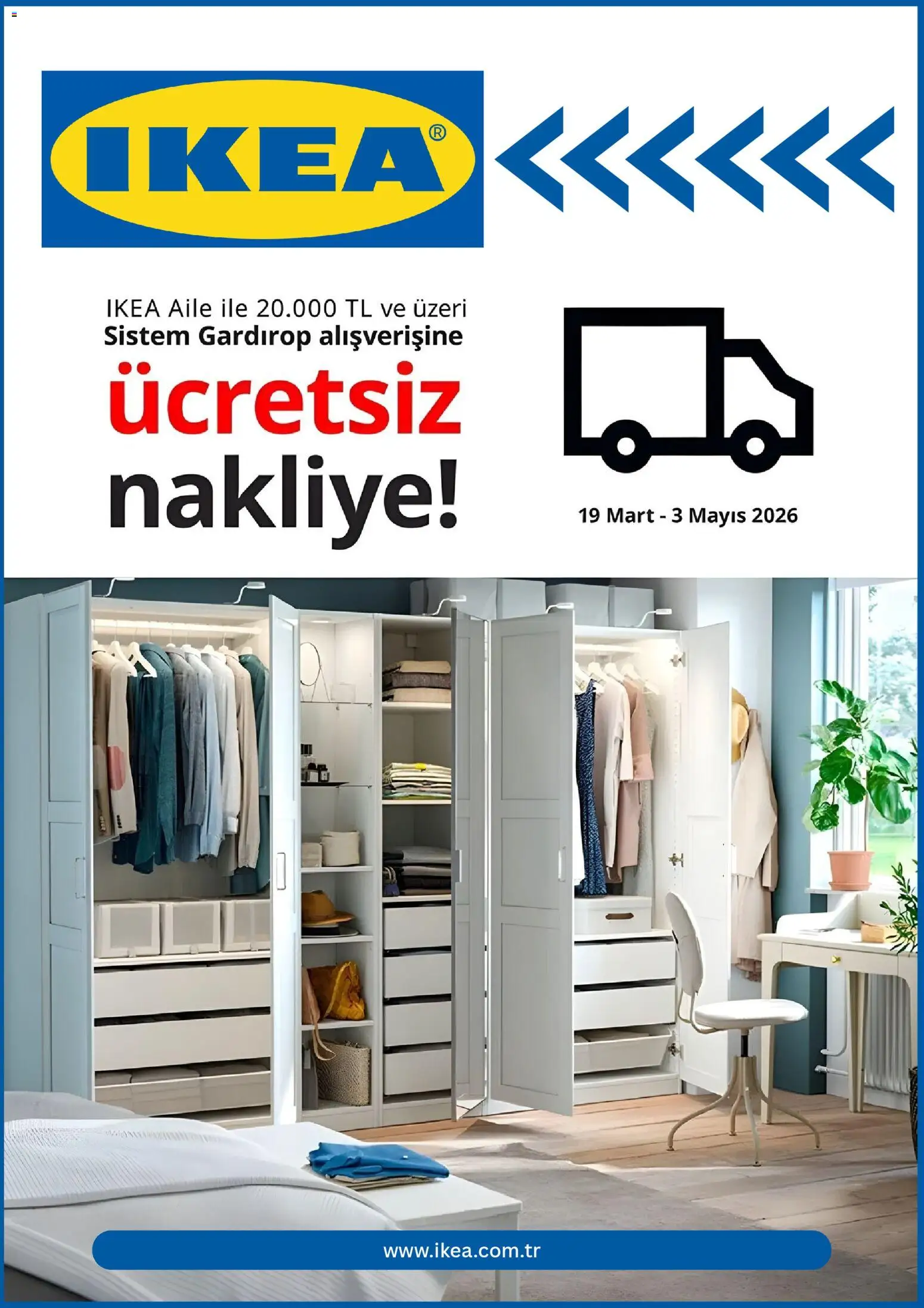 IKEA Katalog - 19.03.2026 tarihinden itibaren geçerlidir | Sayfa: 1 | Ürünler: Gardırop