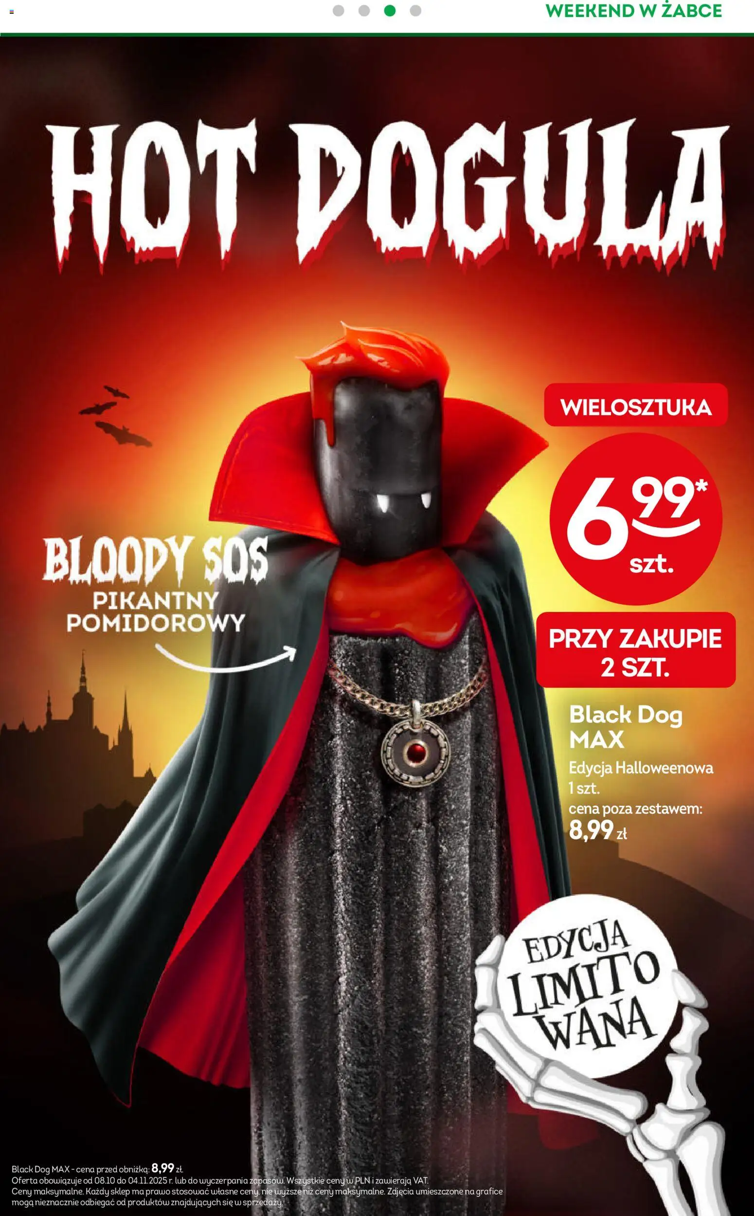 Żabka Gazetka - Weekendowe promocje od 24.10.2025 | Strona: 4 | Produkty: Sos