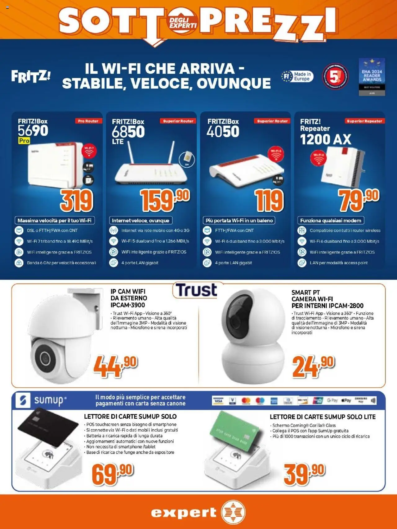 Volantino Expert del 02.10.2025 | Pagina: 10 | Prodotti: Router, Schermo, Mobile, Smartphone