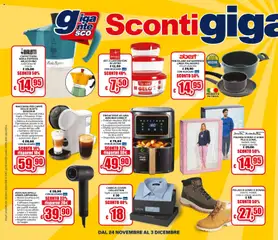 Anteprima del volantino Volantino Il Gigante	 valido a partire dal 24.11.2025 | Pagina: 6 | Prodotti: Pile, Caffè, Camicia, Friggitrice
