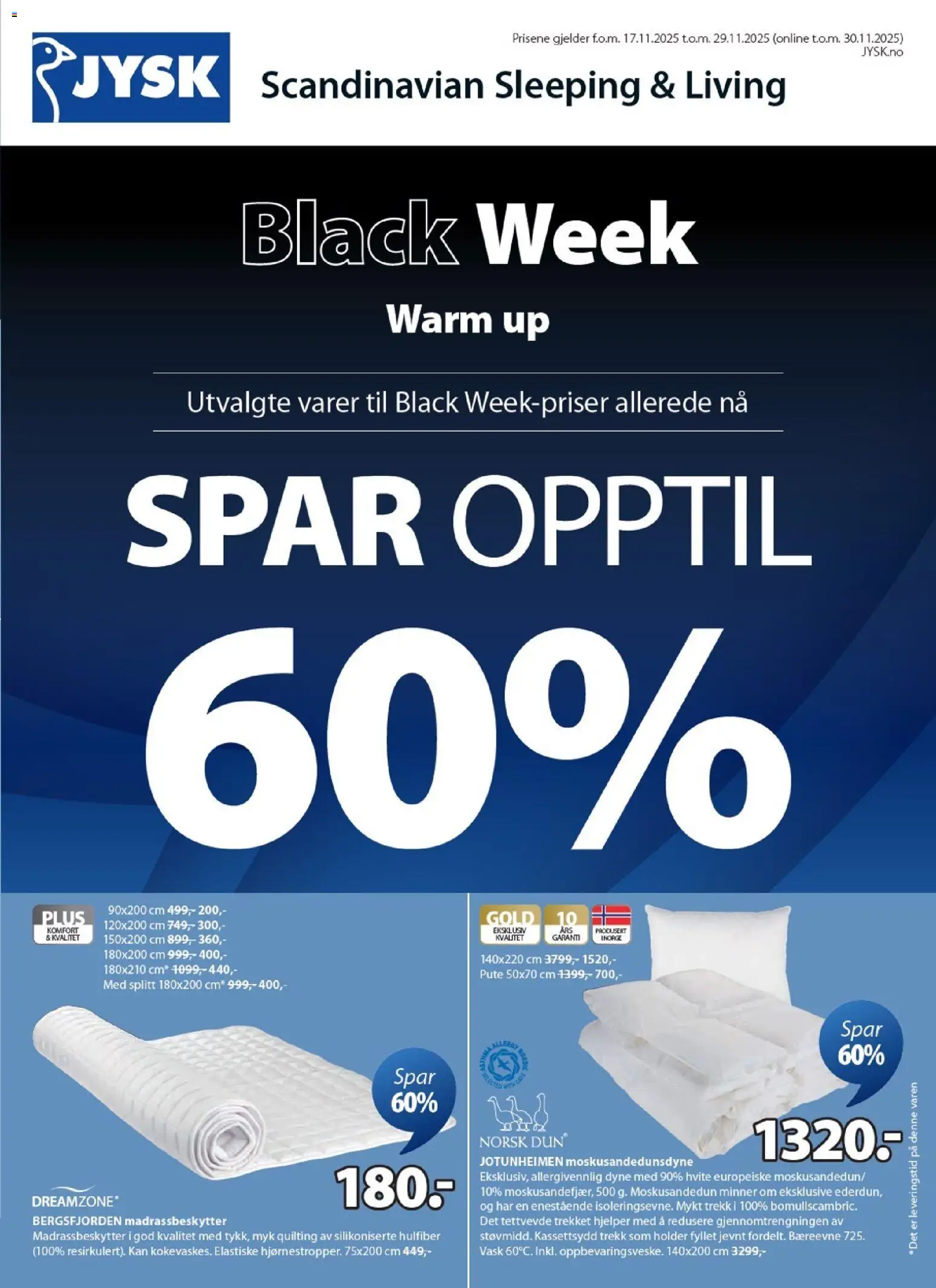 {H1} | Side: 1 | Produkter: Dyne, Vask, Pute