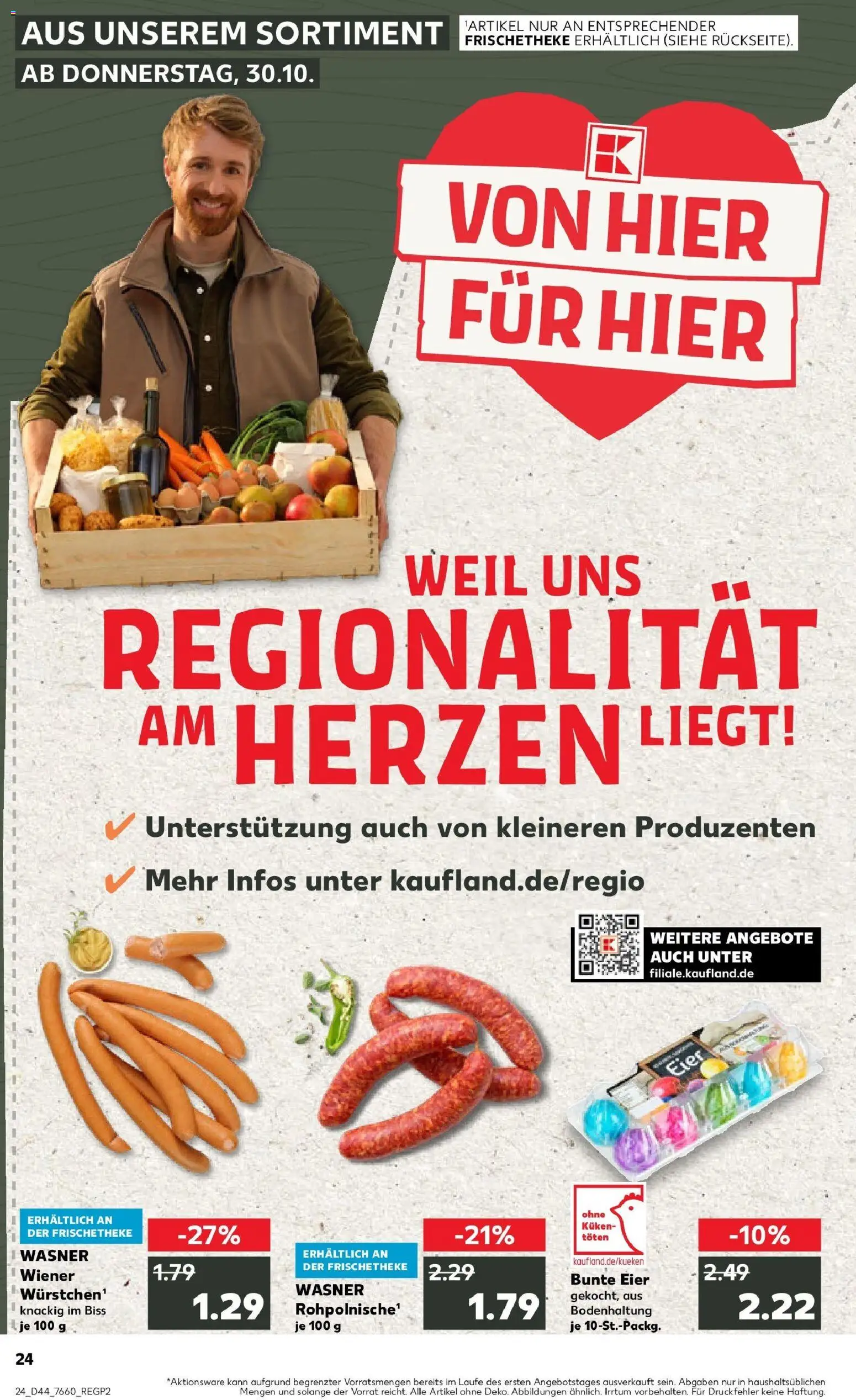 Kaufland prospekt Landshut	 – gültig ab 30.10.2025 | Seite: 24 | Produkte: Eier