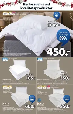 Forhåndsvisning av JYSK kundeavis gyldig fra 01.12.2025 | Side: 12 | Produkter: Dyne, Vask, Суміш дитяча, Pute