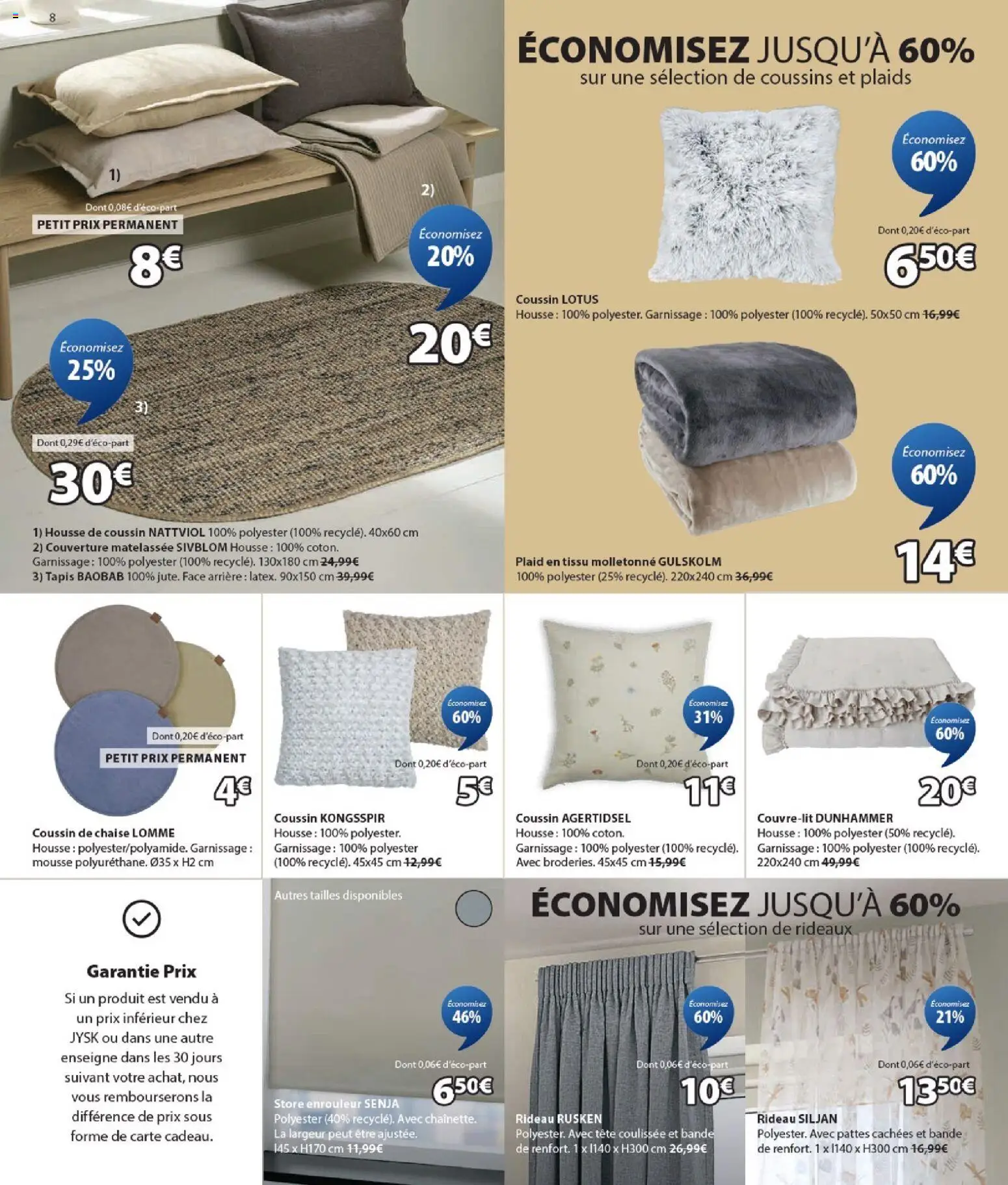 {H1} | Page: 8 | Produits: Store, Couverture, Chaise, Store enrouleur