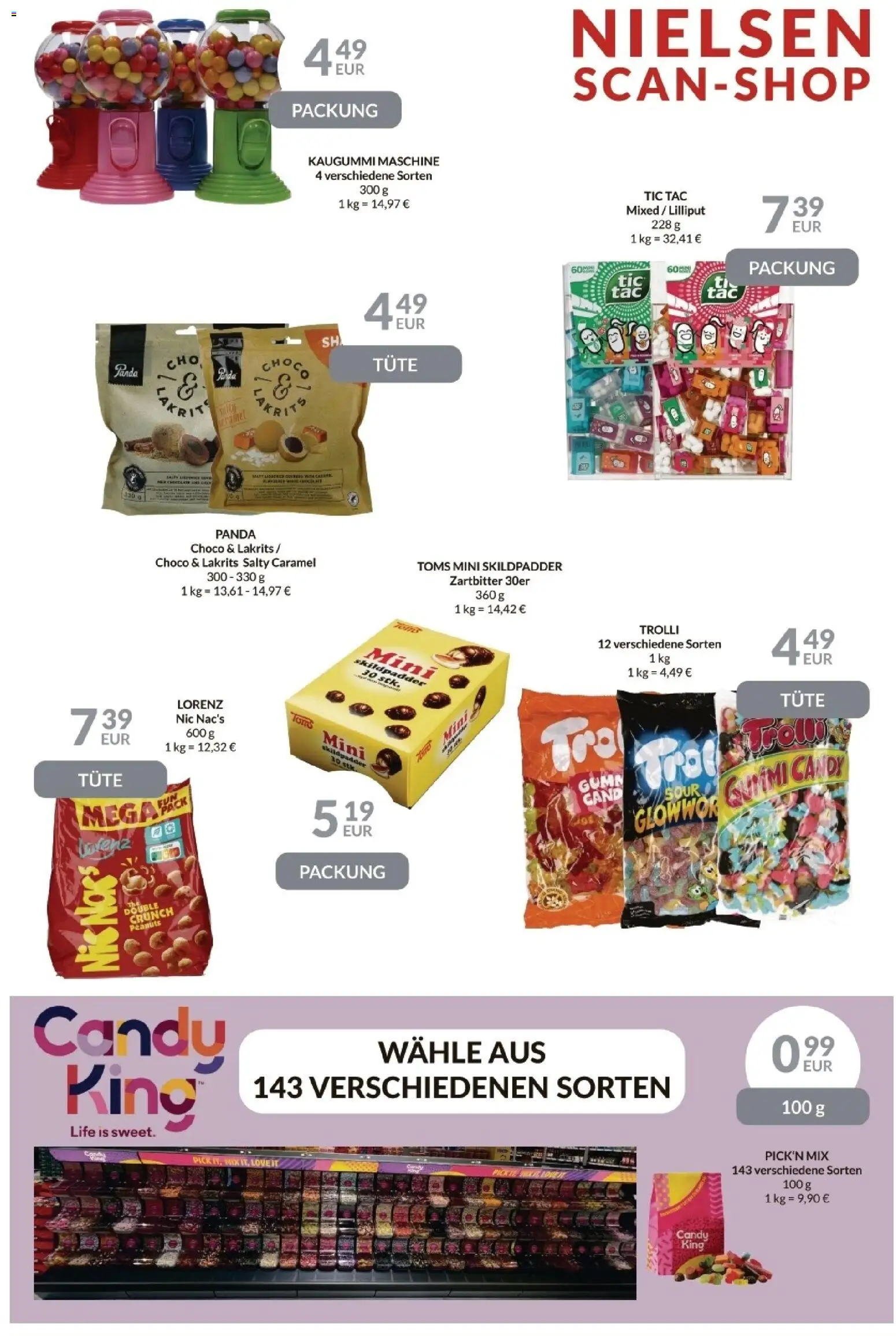 Nielsen Discount tilbudsavis – gyldig fra 07.04.2026 | Side: 3 | Produkter: Peanuts, Is