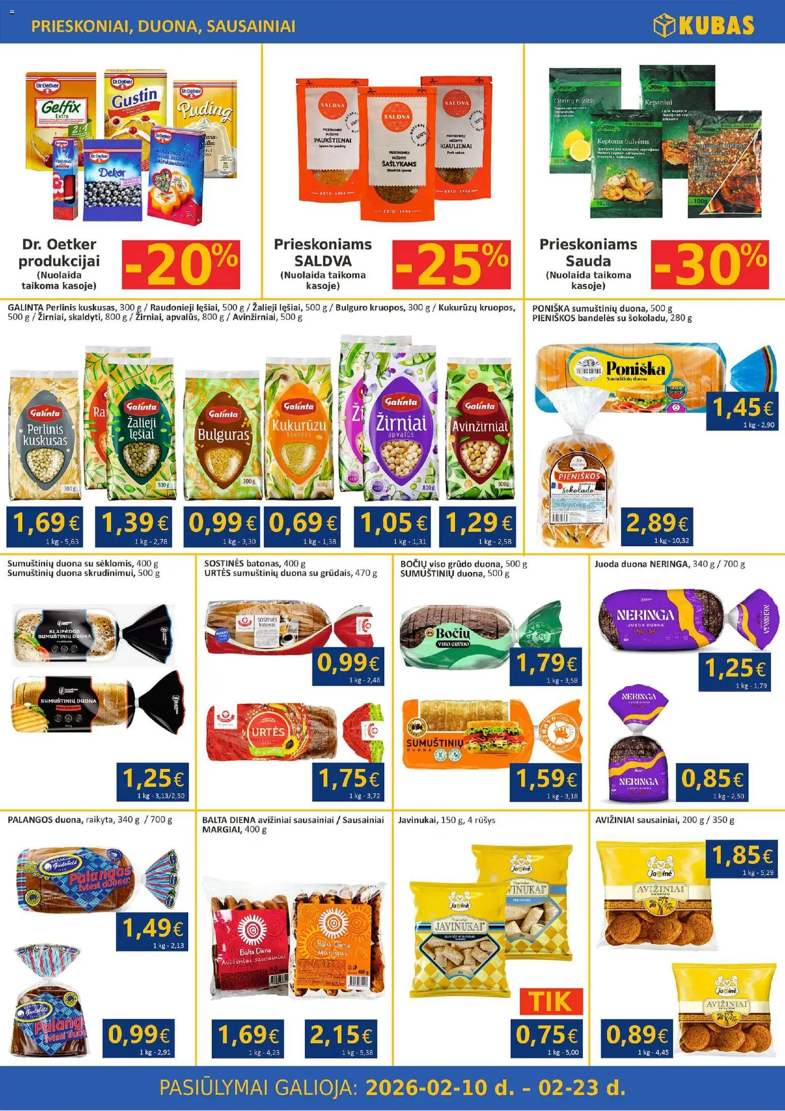 Kubas akcijos nuo 10.02.2026 | Puslapis: 6