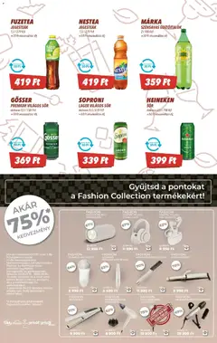 CBA akciós újság - amely érvényes a következő dátumtól: 26.03.2026 | Oldal: 9 | Termékek: Fejhallgató, Hangszóró, Gösser, Sör