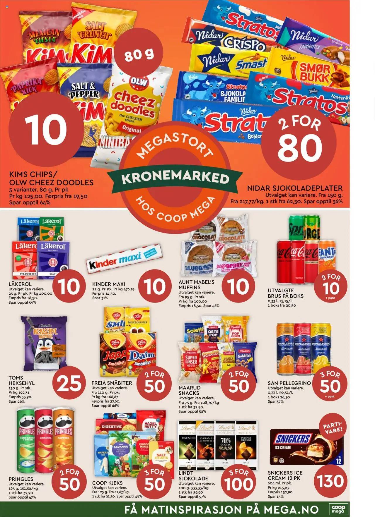  | Side: 5 | Produkter: Sjokolade, Brus, Суміш дитяча, Tejp