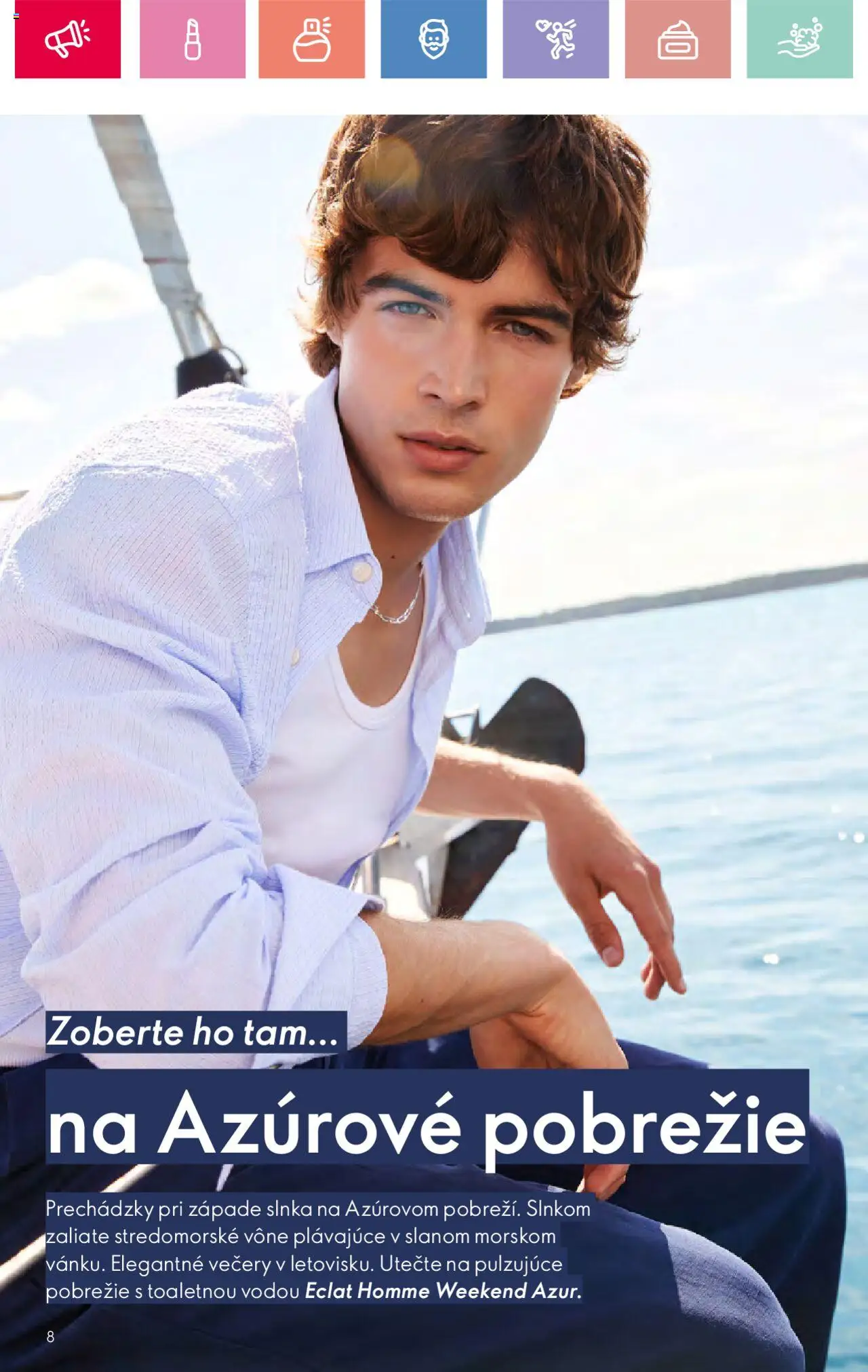 Katalóg Oriflame 9 2025 │ platný od 15.06.2025 | Strana: 8 | Produkty: Toaletná voda, Voda