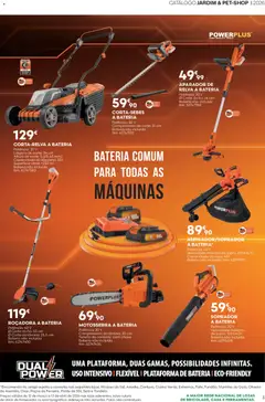 Pré-visualização BricoMarché F04 JardimPetShop válido de 12.03.2026 | Página: 3 | Produtos: Aparador de relva, Aparador, Bateria