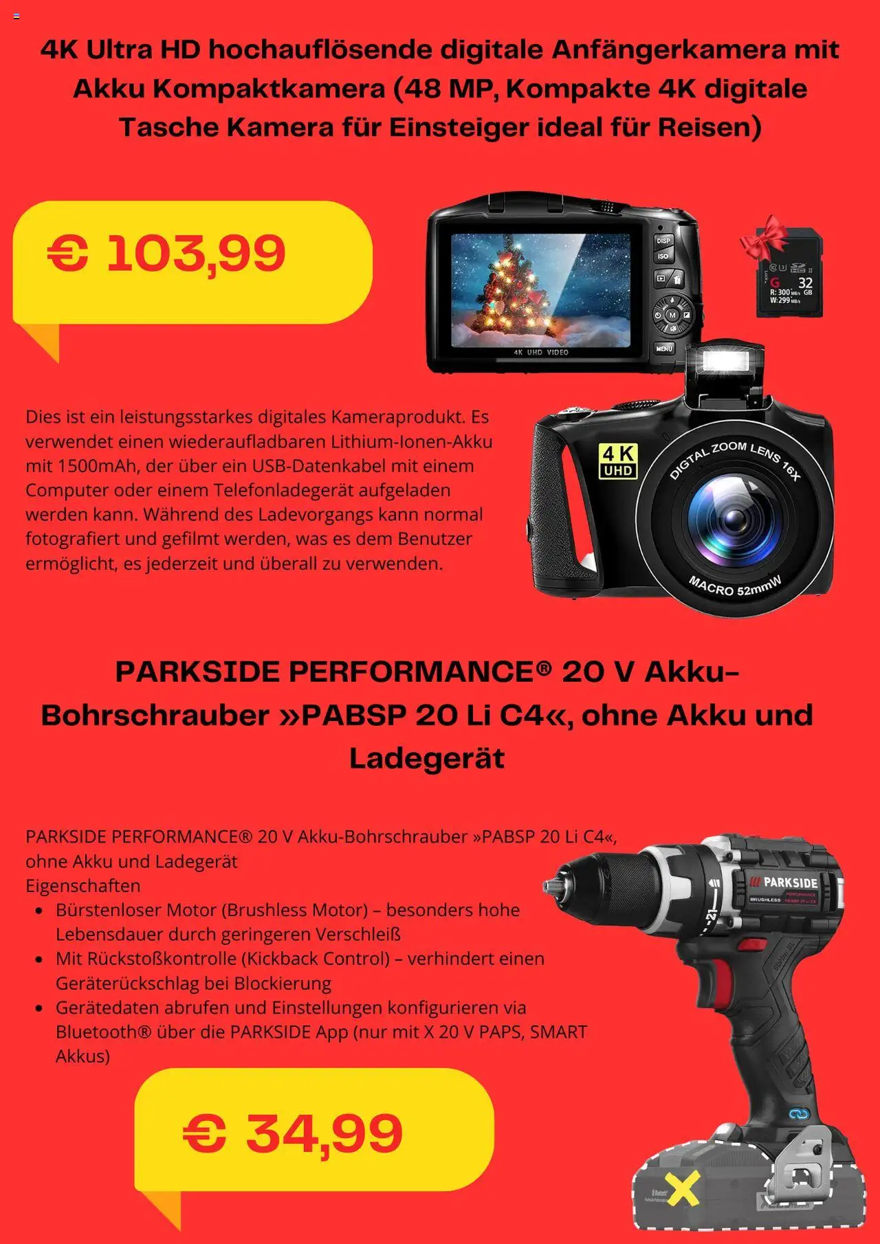 Kaufland Flugblatt gültig ab 26.08.2025 | Seite: 3 | Produkte: Computer, Video, Kamera, Tasche