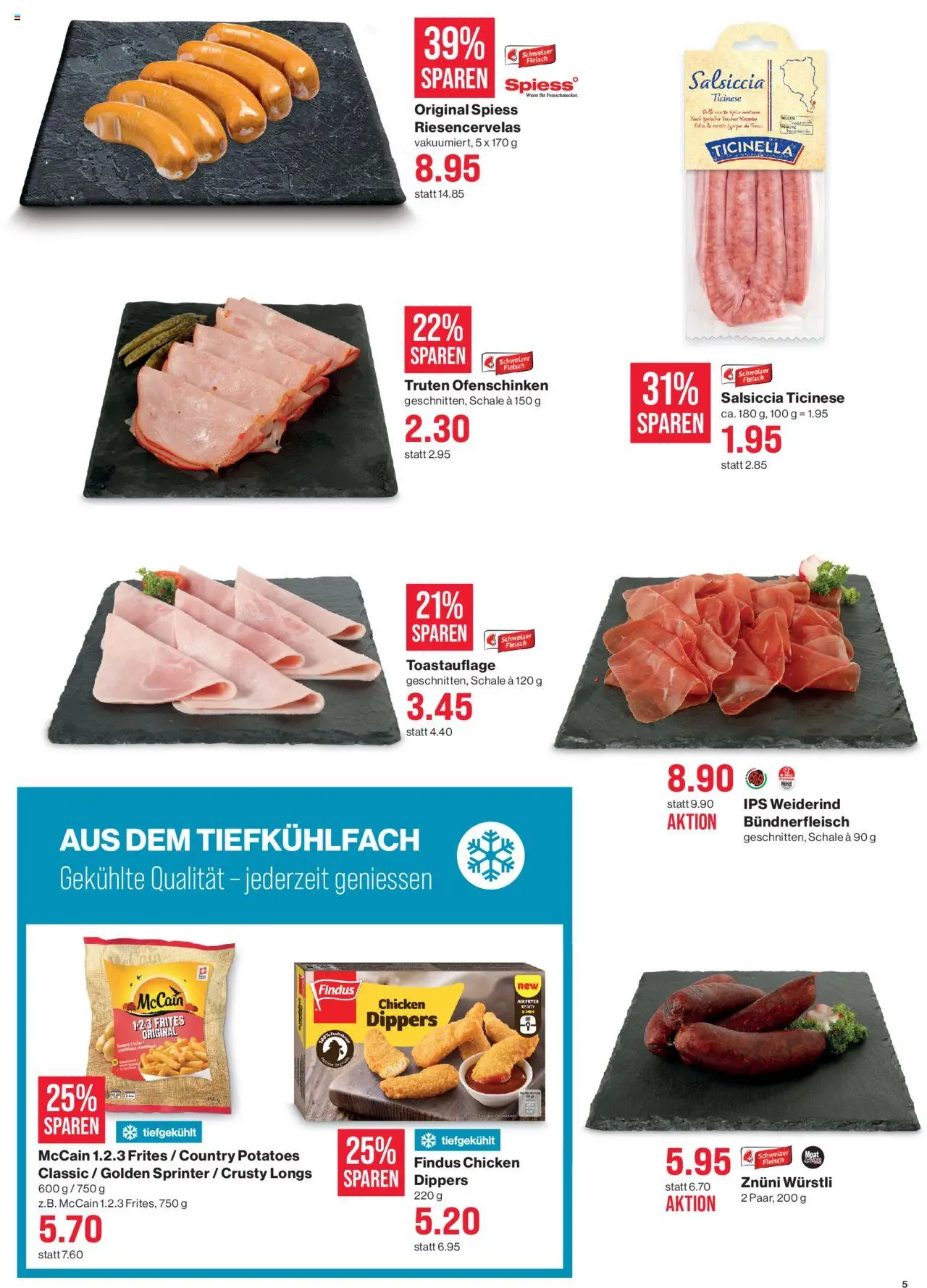 SPAR Aktionen ab 24.07.2025 | Seite: 5 | Produkte: Wurst