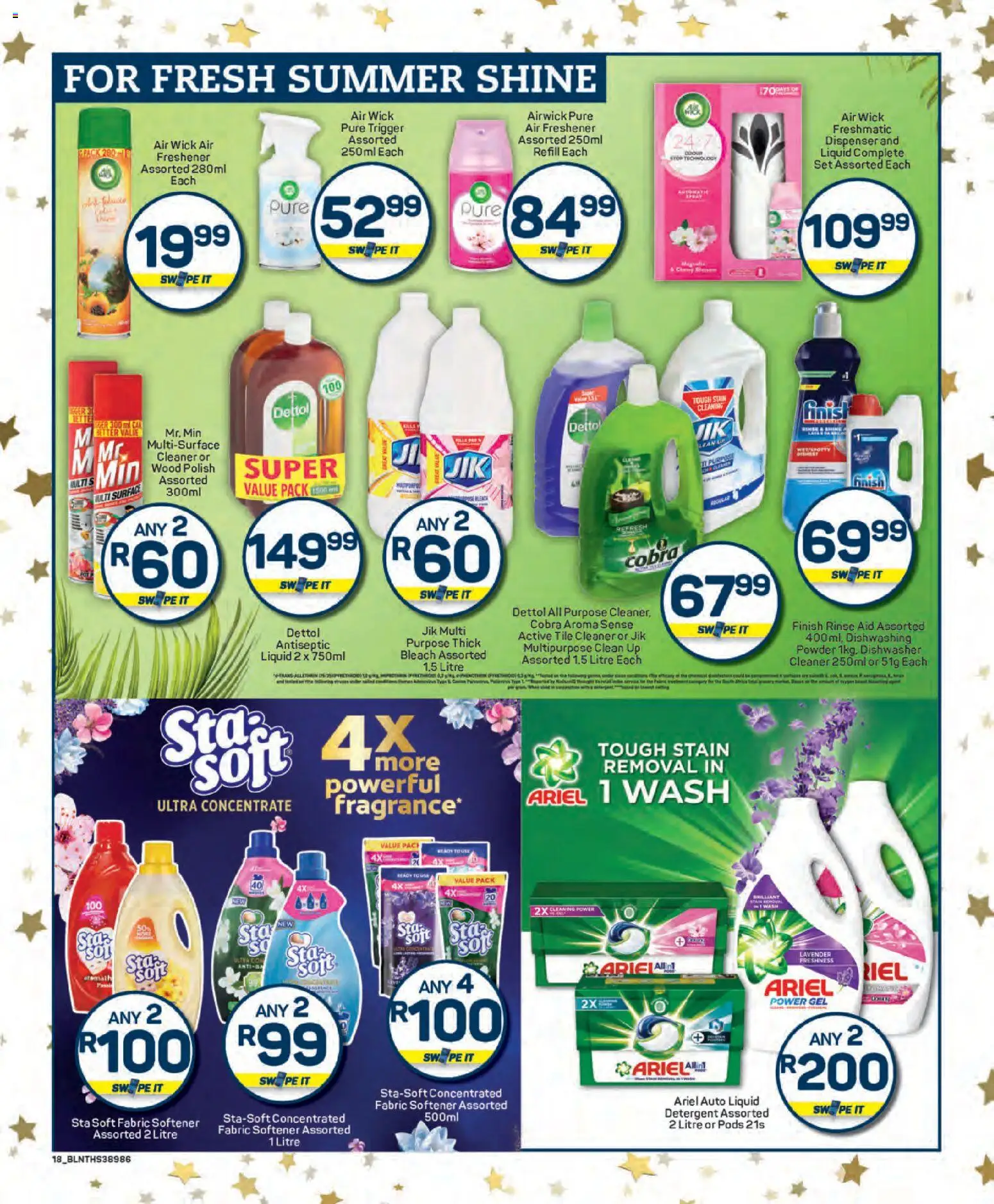 New Pick n Pay catalogue – valid from 25.11.2025 | Page: 18 | Products: Dishwasher, Air freshener, Detergent, Dishwasher cleaner