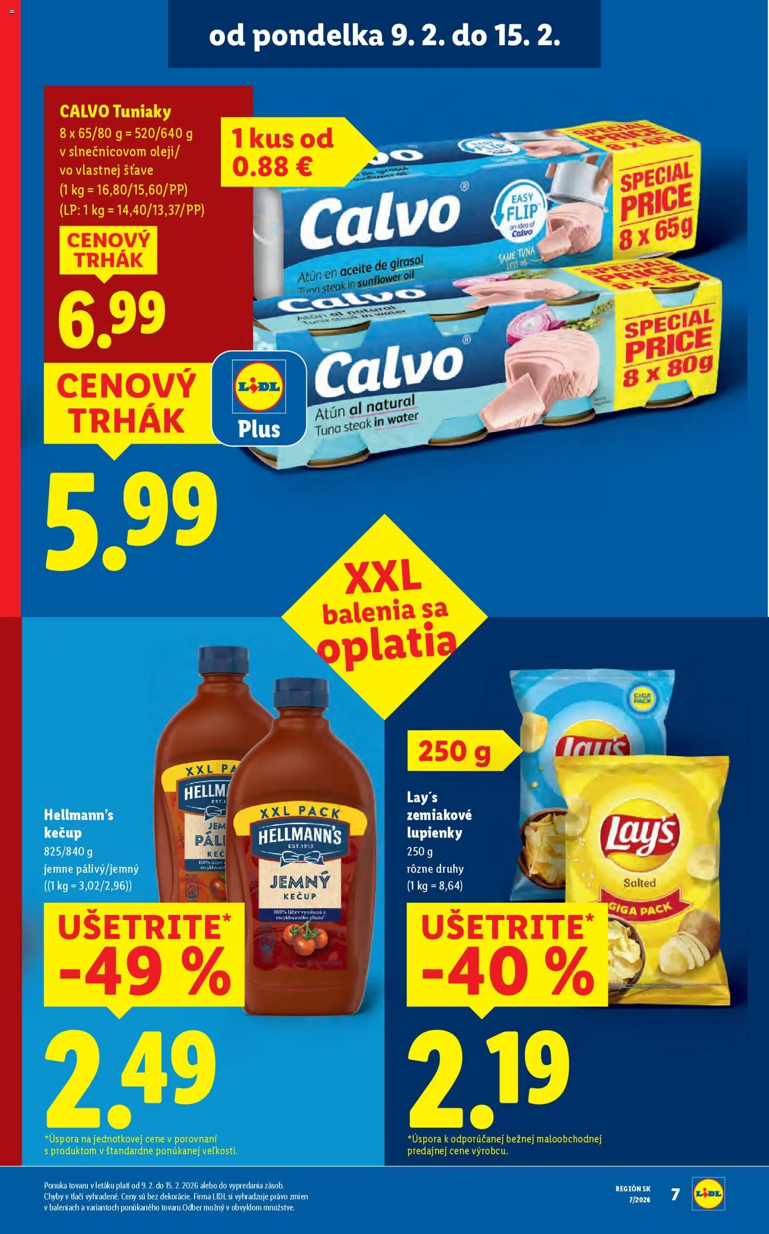 Nové Lidl akcie – leták je platný od 12.02.2026 | Strana: 7 | Produkty: Kečup, Steak