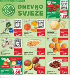 Kukuruz kokičar, 1 kg - Pregled kataloga iz trgovine Kaufland, vrijedi od 26.11.2025 | Stranica: 8 | Proizvodi: Kukuruz, Mango, Poriluk, Rajčica