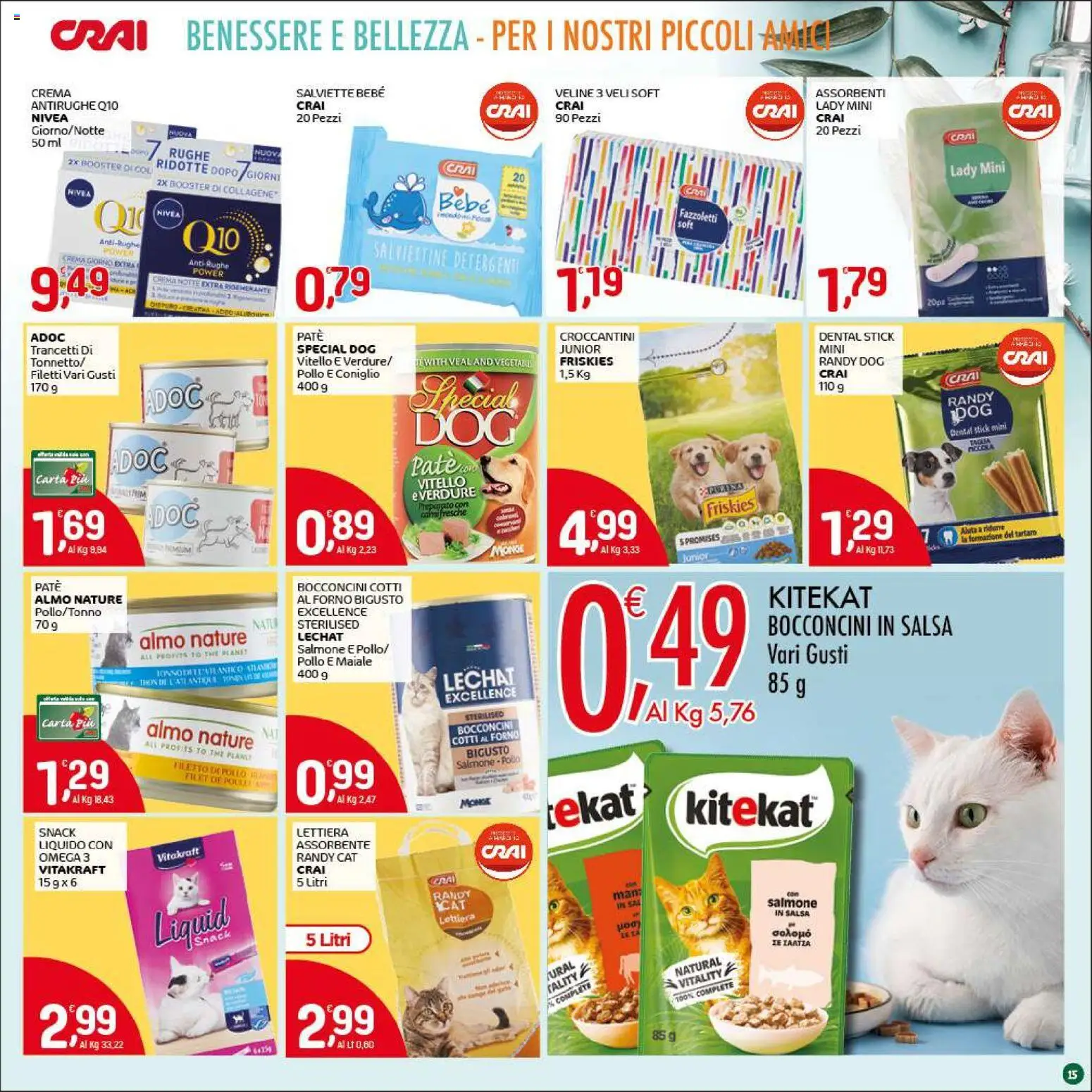 Volantino CRAI del 05.03.2026 | Pagina: 15 | Prodotti: Salmone, Tè, Fazzoletti, Salsa