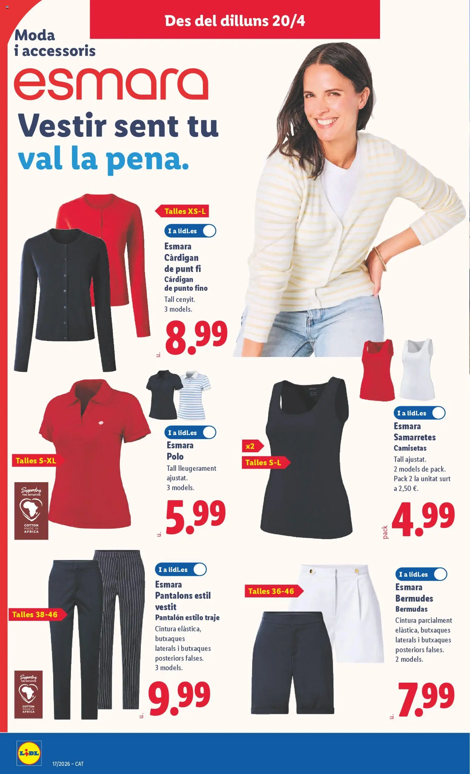 Lidl folleto de bazar │ válido desde el 20.04.2026 | Página: 10 | Productos: Bermudas, Traje