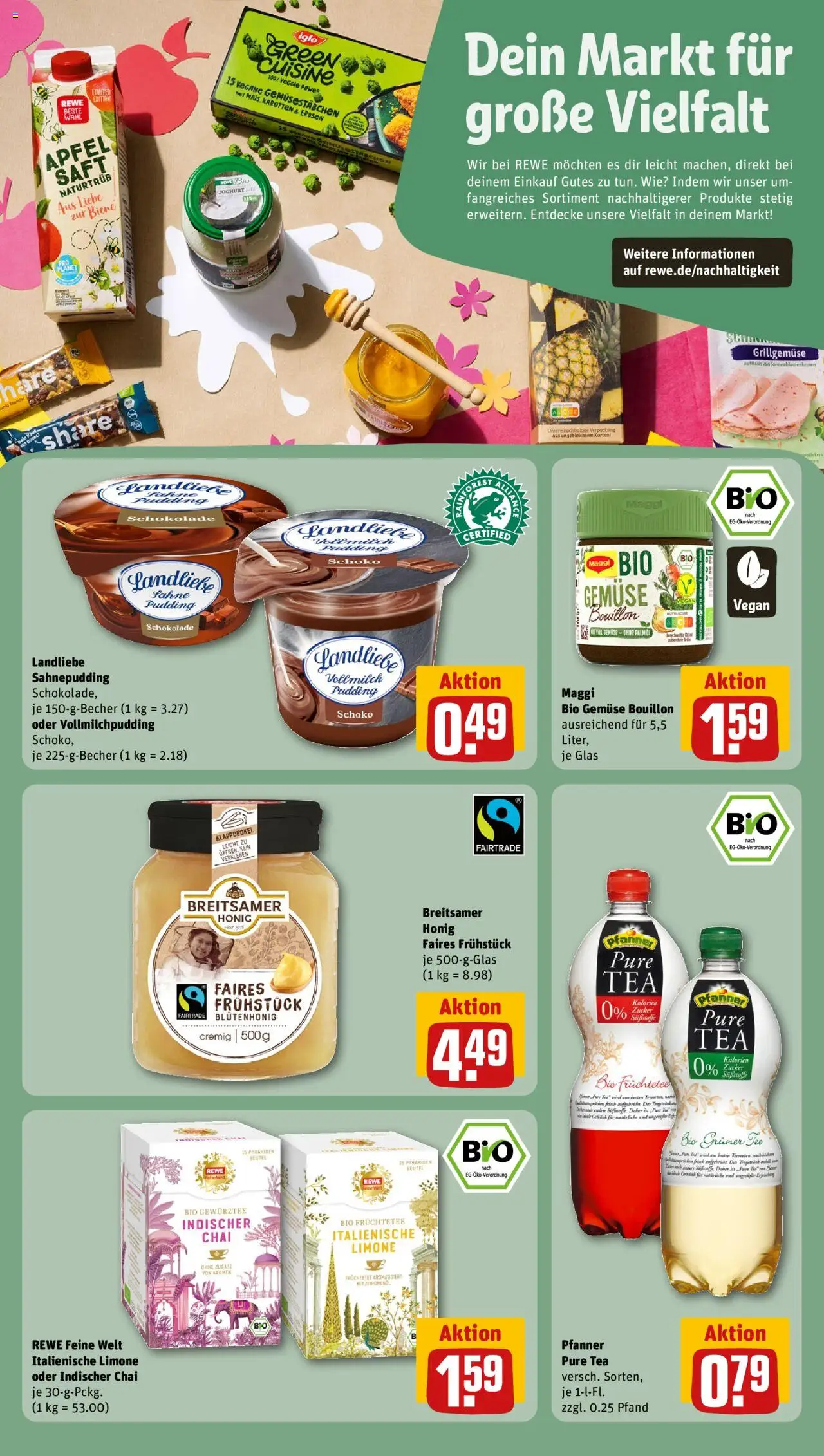 Rewe Prospekt 	 - gültig ab dem 25.08.2025 | Seite: 17 | Produkte: Pudding, Apple, Gemüse, Zucker