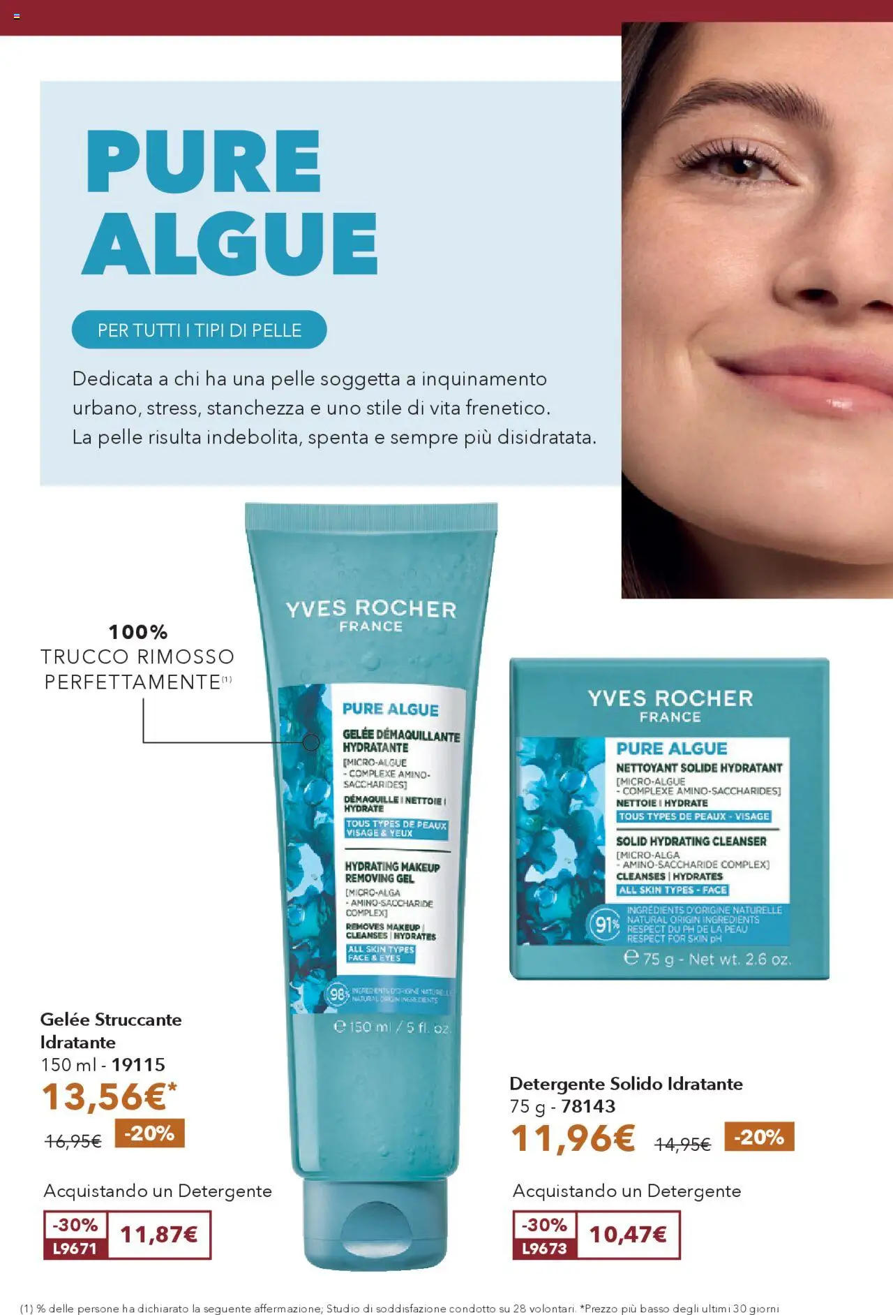 Volantino Yves Rocher del 17.10.2025 | Pagina: 28 | Prodotti: Struccante, Detergente, Trucco