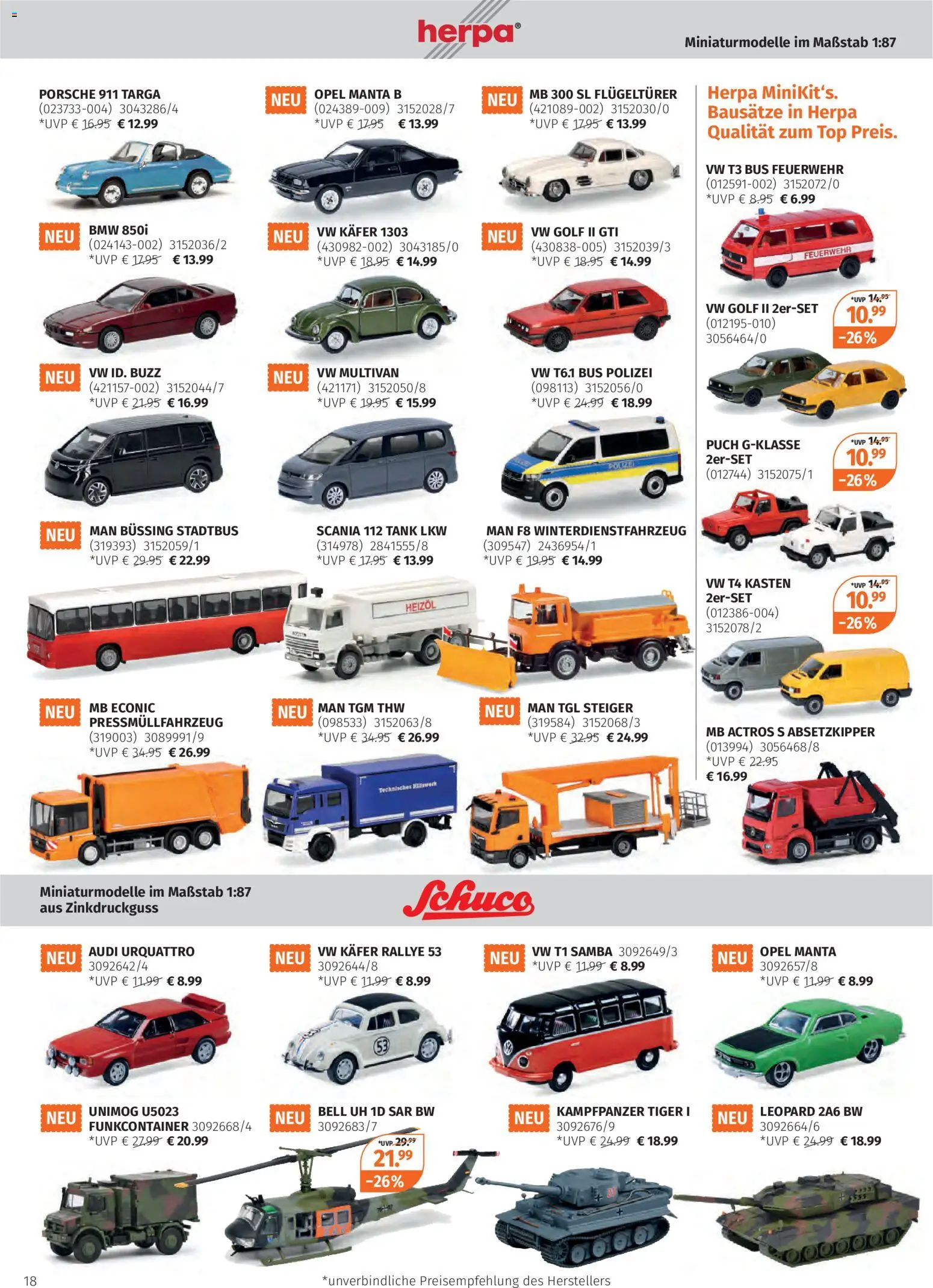 Müller Modell-Eisenbahn 2025 – gültig ab 27.10.2025 | Seite: 18 | Produkte: Top