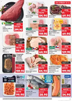 Kuře bez drobů I. jakost, cena za 1 kg od 27.08.2025 | Strana: 13