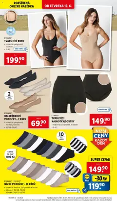 Lidl leták od 19.06.2025 | Strana: 36 | Produkty: Ramínka, Ponožky, Body