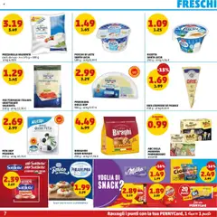 Volantino PENNY del 11.09.2025 | Pagina: 7 | Prodotti: Provolone, Fiocchi di latte, Latte, Feta