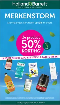 Holland & Barrett - Folder - Voorbeeld van een folder van Holland & Barrett, geldig van 29.09.2025