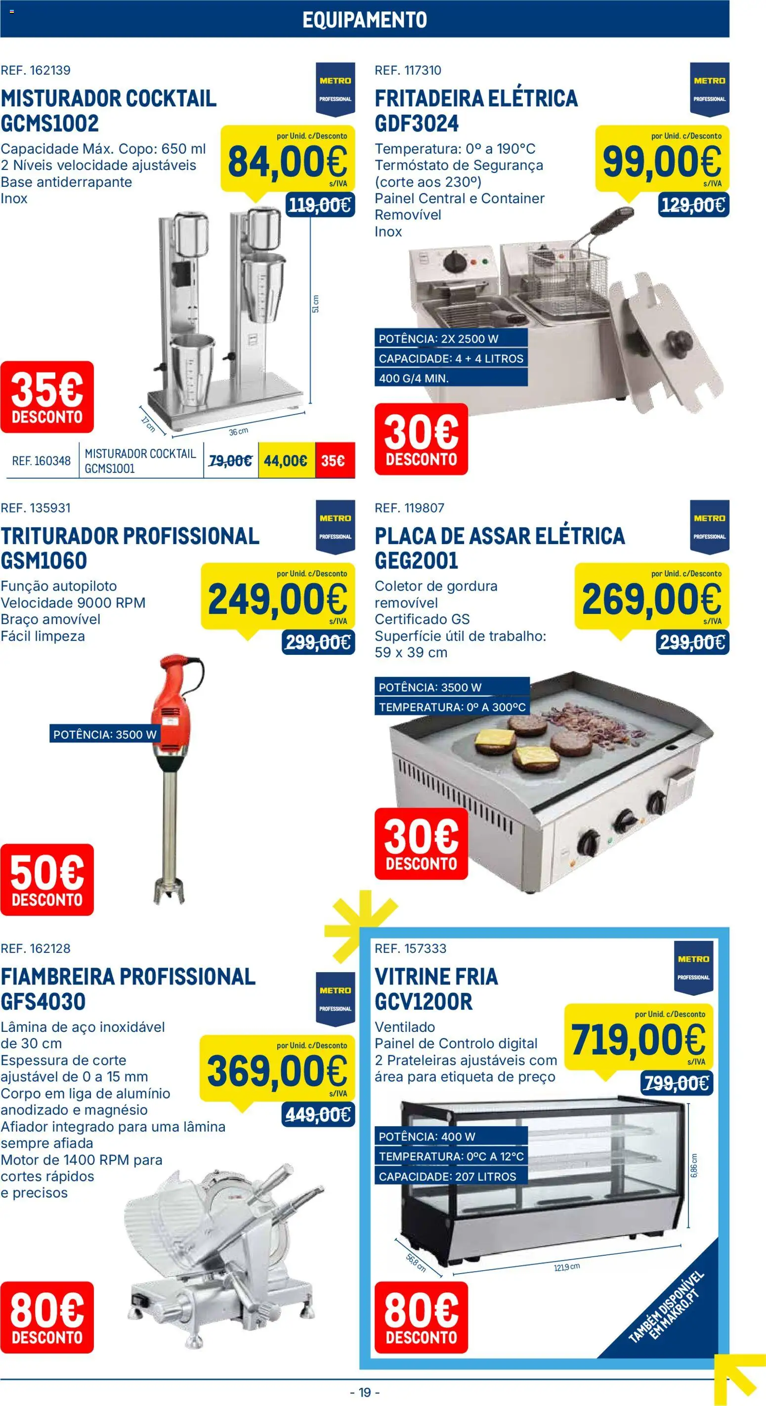 Makro folheto │ válido de 03.02.2026 | Página: 19 | Produtos: Fritadeira elétrica, Base