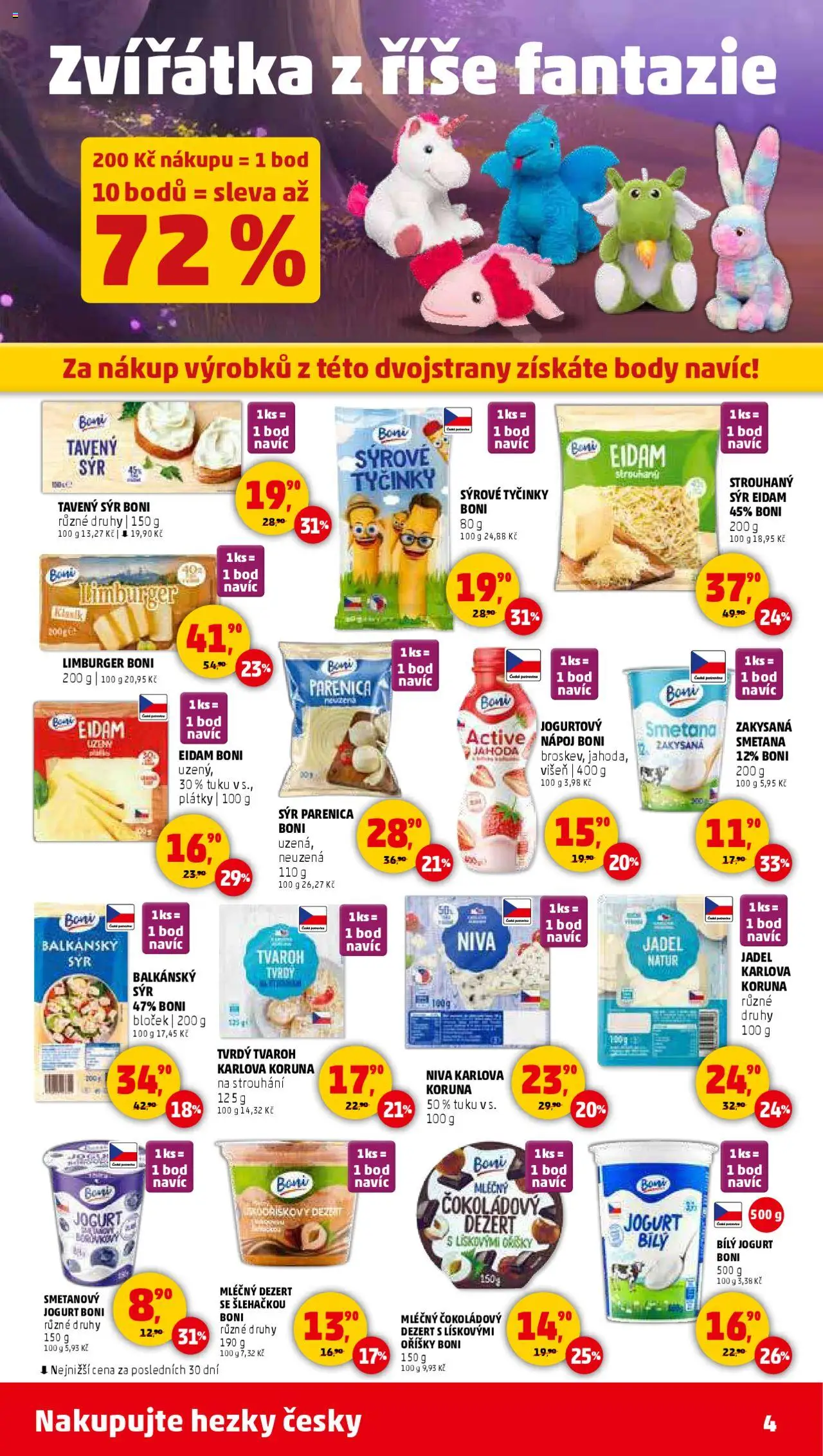 Penny Market leták - Čtvrtečník od 19.06.2025 | Strana: 4 | Produkty: Parenica, Oříšky, Zakysaná smetana, Niva
