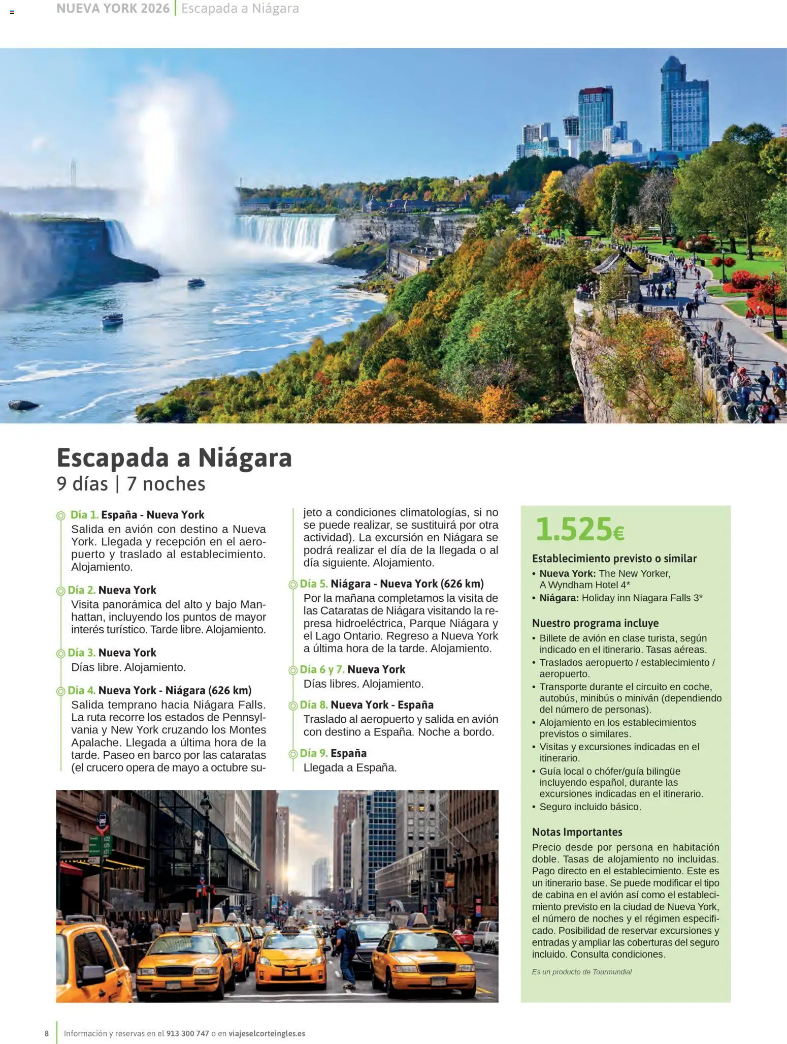 Viajes El Corte Inglés Nueva York │ válido desde el 14.01.2026 | Página: 8