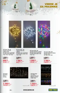 Metro novogodišnji katalog - pregled Metro kataloga - važi od 14.12.2025 | Strana: 13 | Proizvode: Lampa, Zavesa