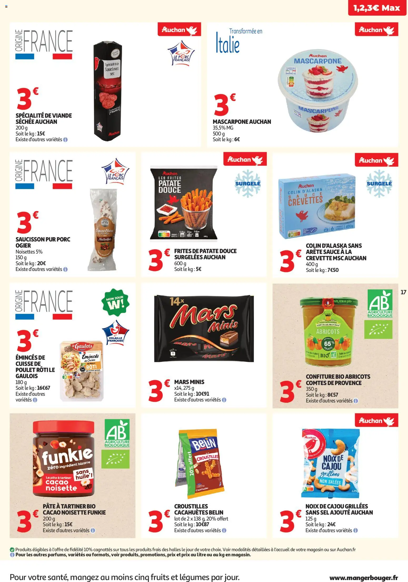 {H1} | Pagina: 17 | Producten: Koktelcseresznye, Mars, La