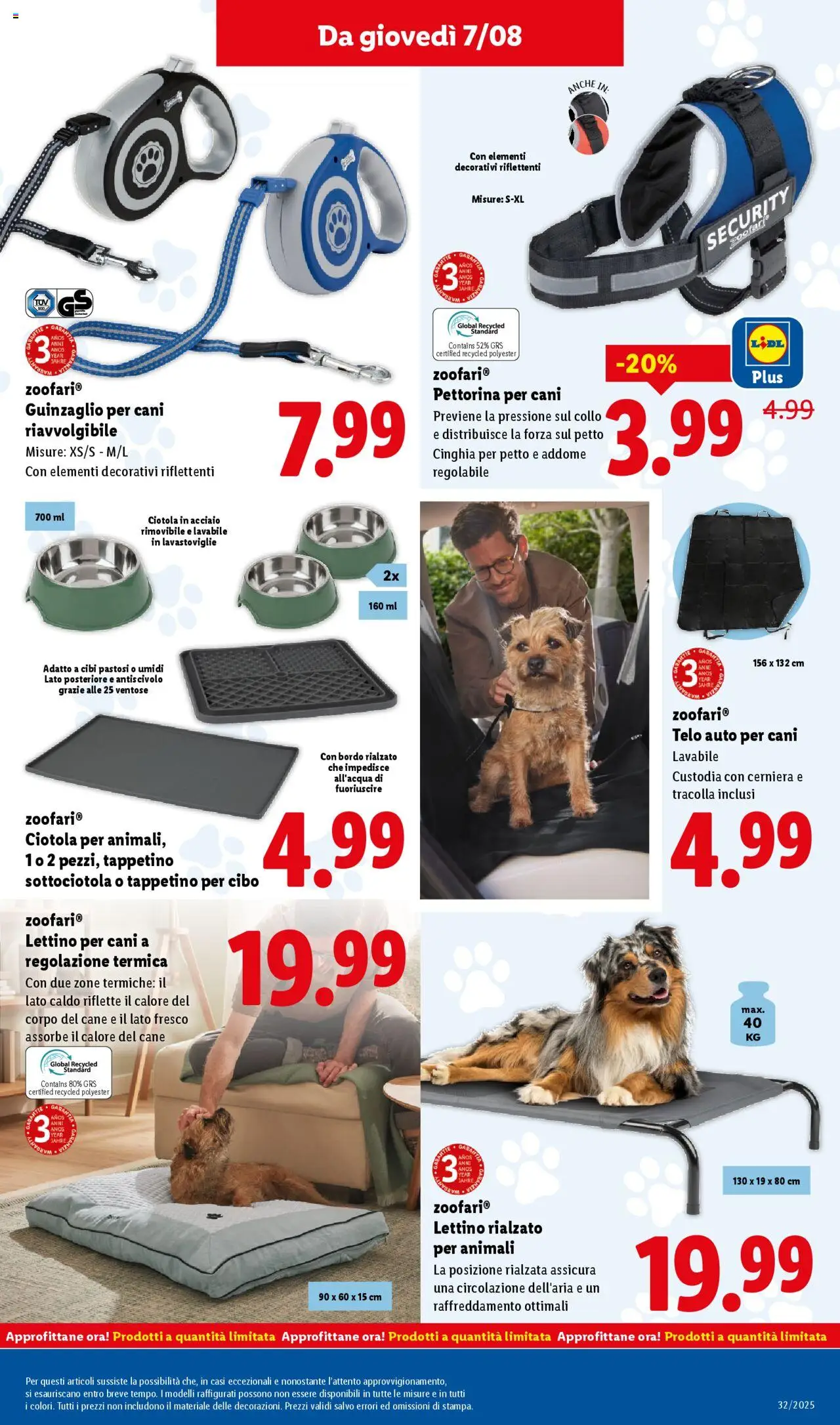 Volantino Lidl del 04.08.2025 | Pagina: 47 | Prodotti: Lavastoviglie, Lettino, Ciotola