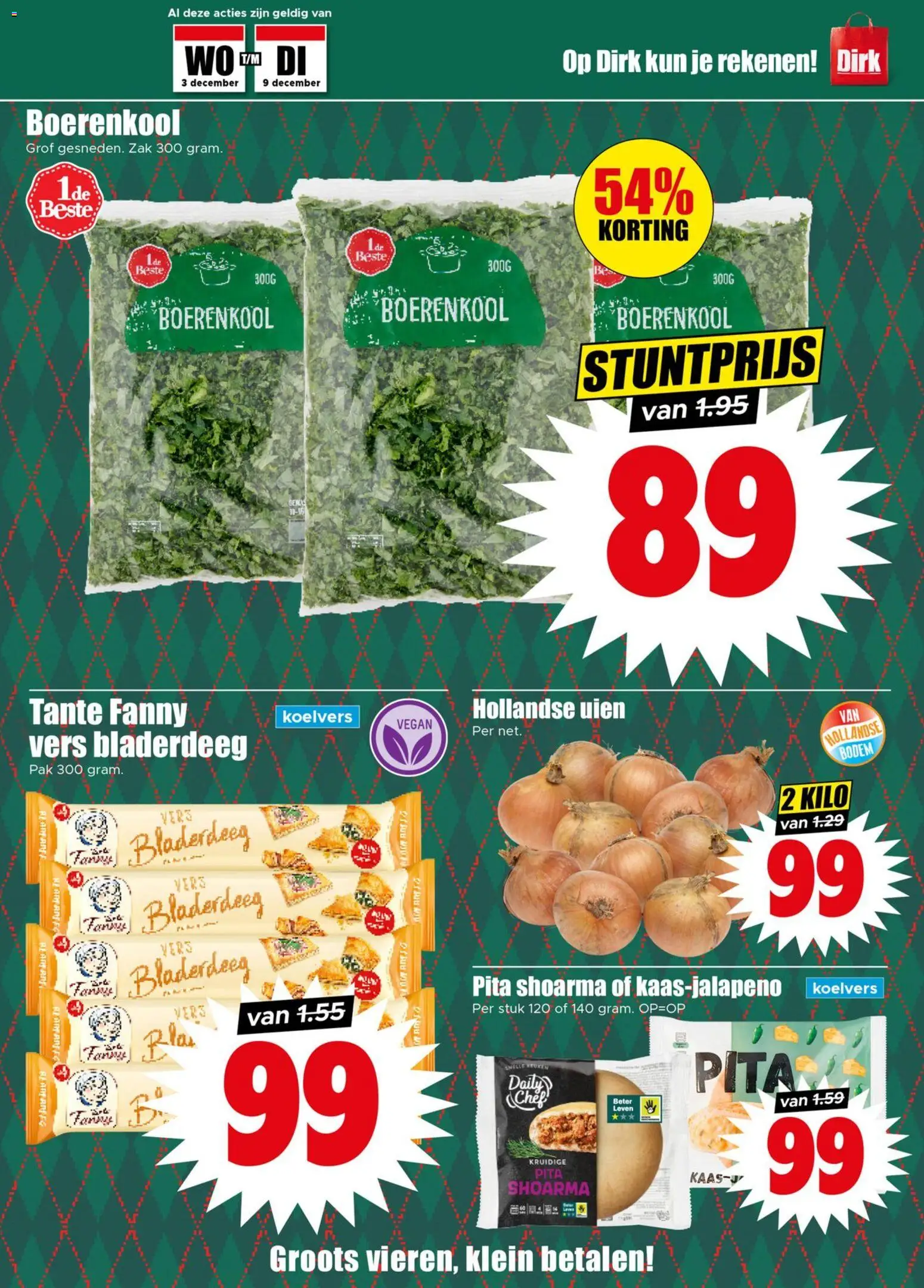 {H1} | Pagina: 23 | Producten: Boerenkool, Zak